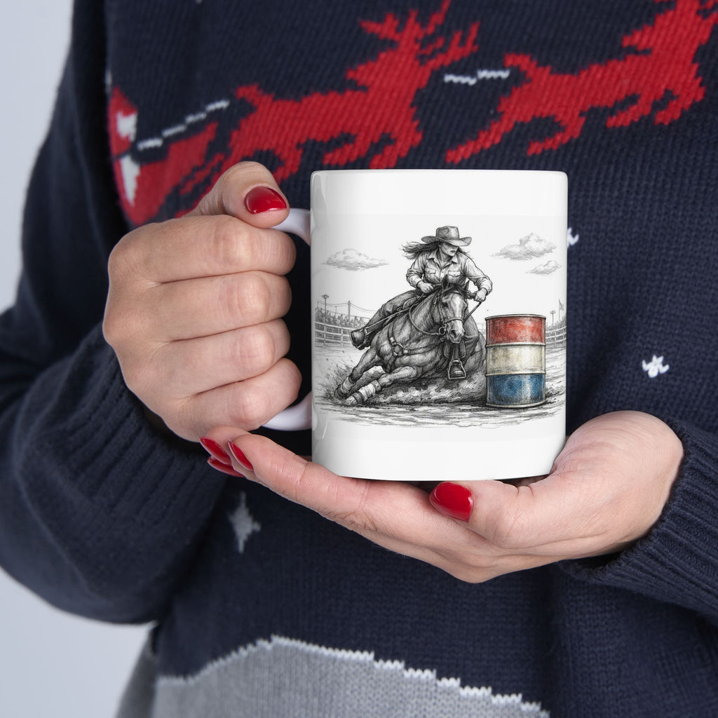 Barrel Racing Mug with Attitude — 11oz/15oz