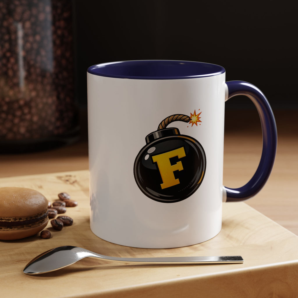 Funny "F" Bomb Accent Coffee Mug – 11oz/15oz Ceramic