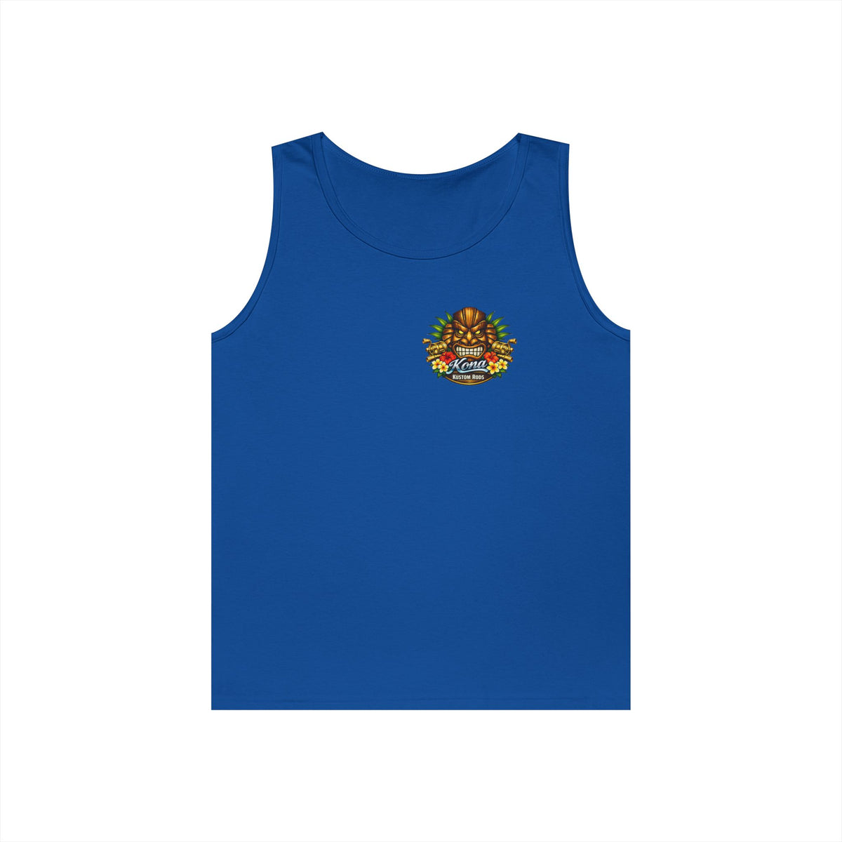 Kona Rods Vintage Pinup Beach Tank Top — 'Thresher Shark Anne' Retro WWII Nose Art