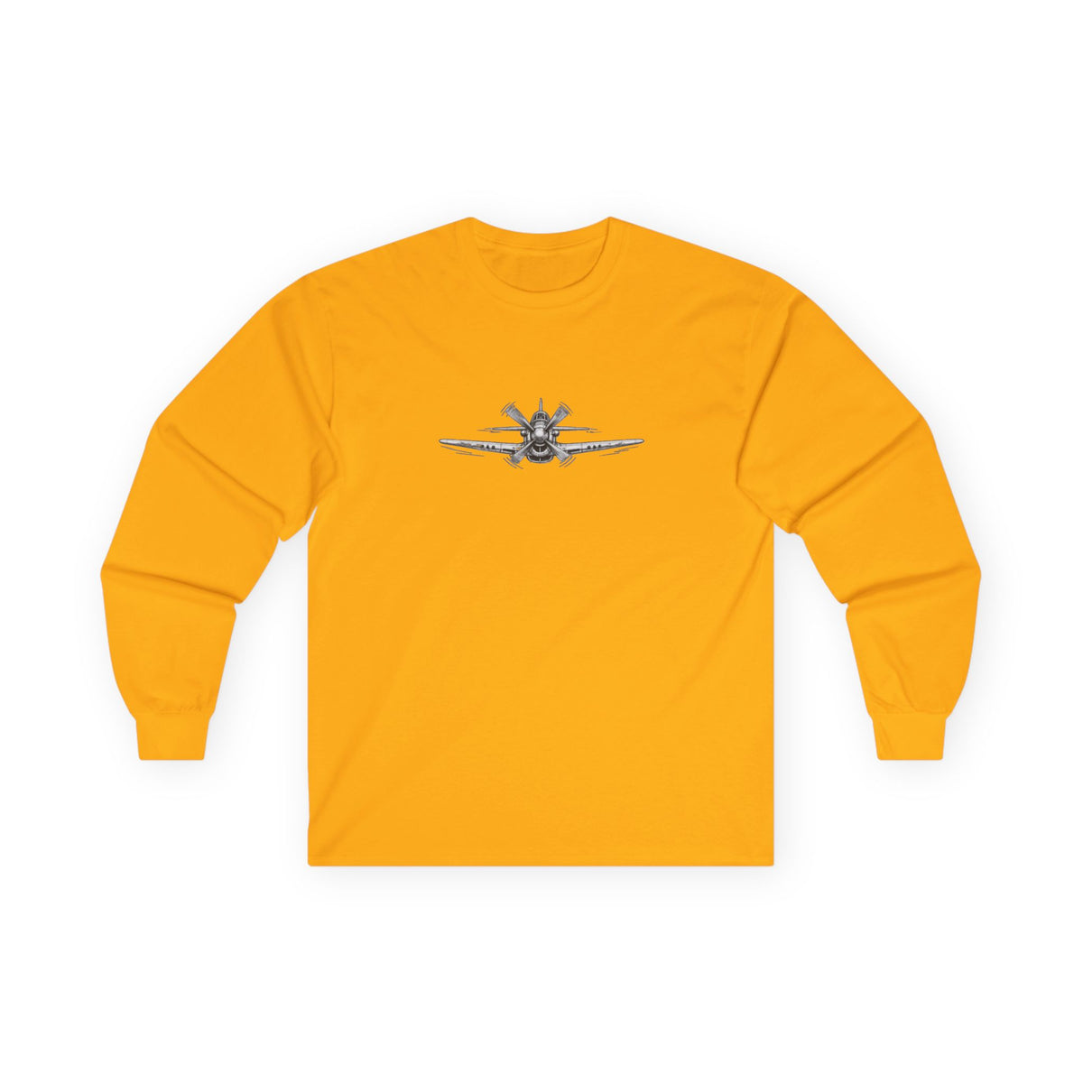 Long Sleeve Tee — Freedom Flyer Eagle & Propeller Graphic