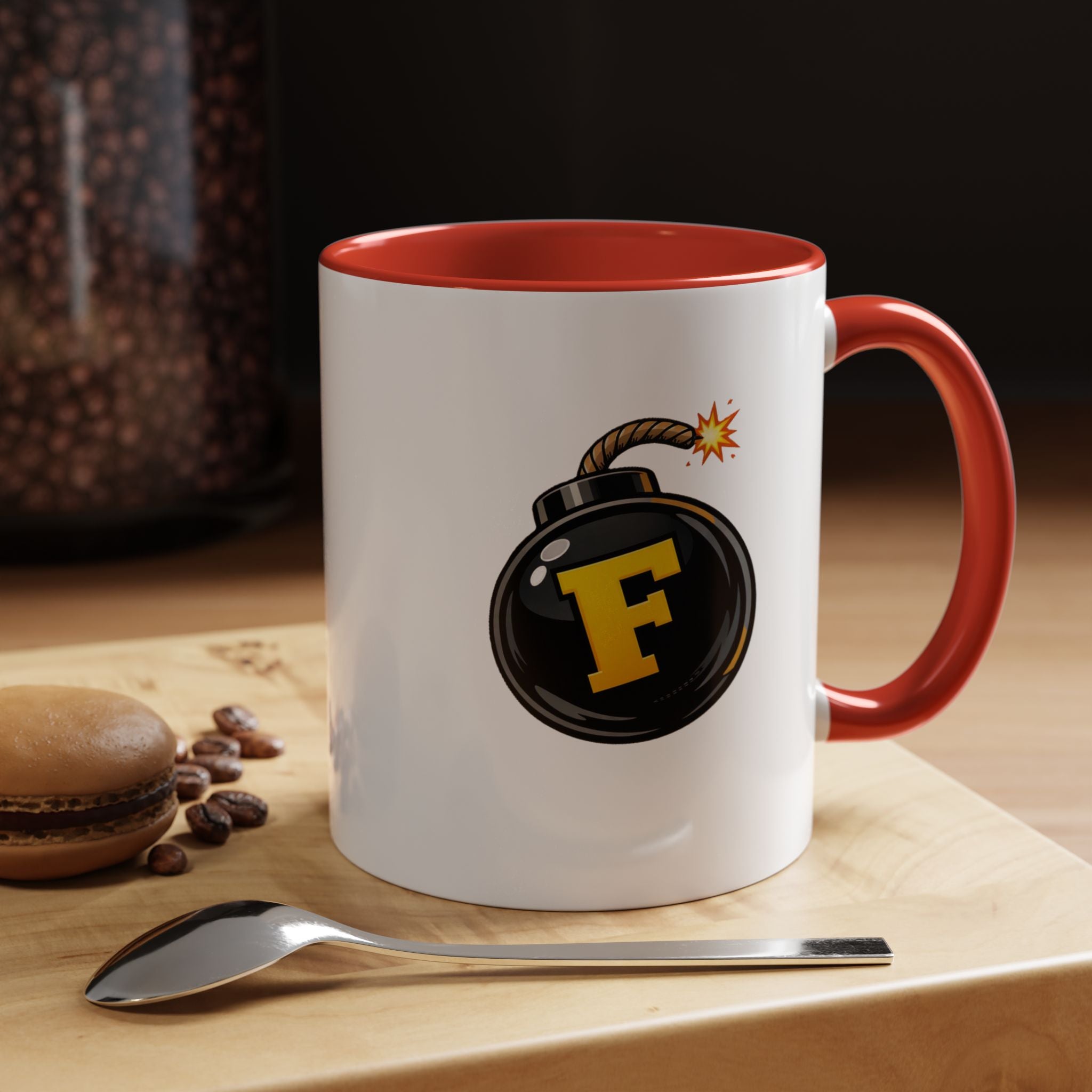 Funny "F" Bomb Accent Coffee Mug – 11oz/15oz Ceramic