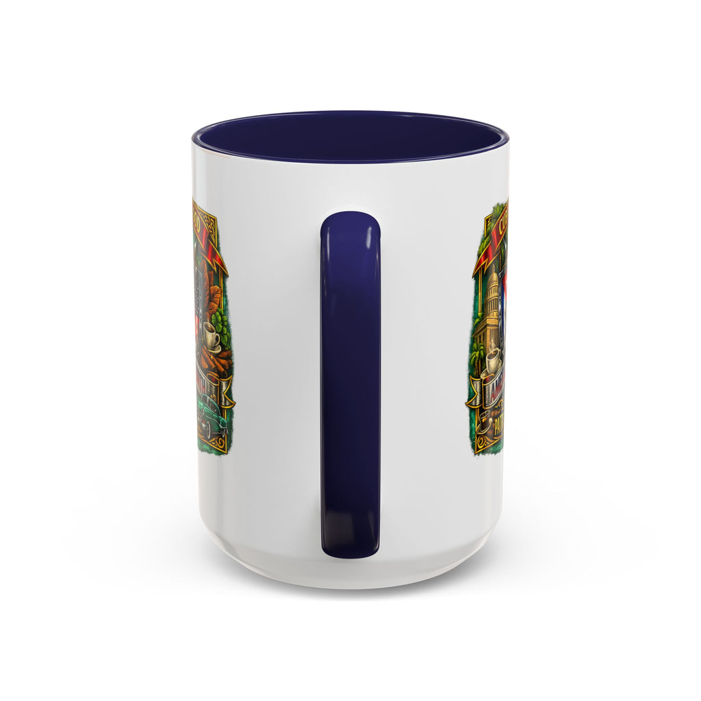 Cuban/American Pride - Cuban by Blood, American by Birth Accent Coffee Mug (11/15oz)