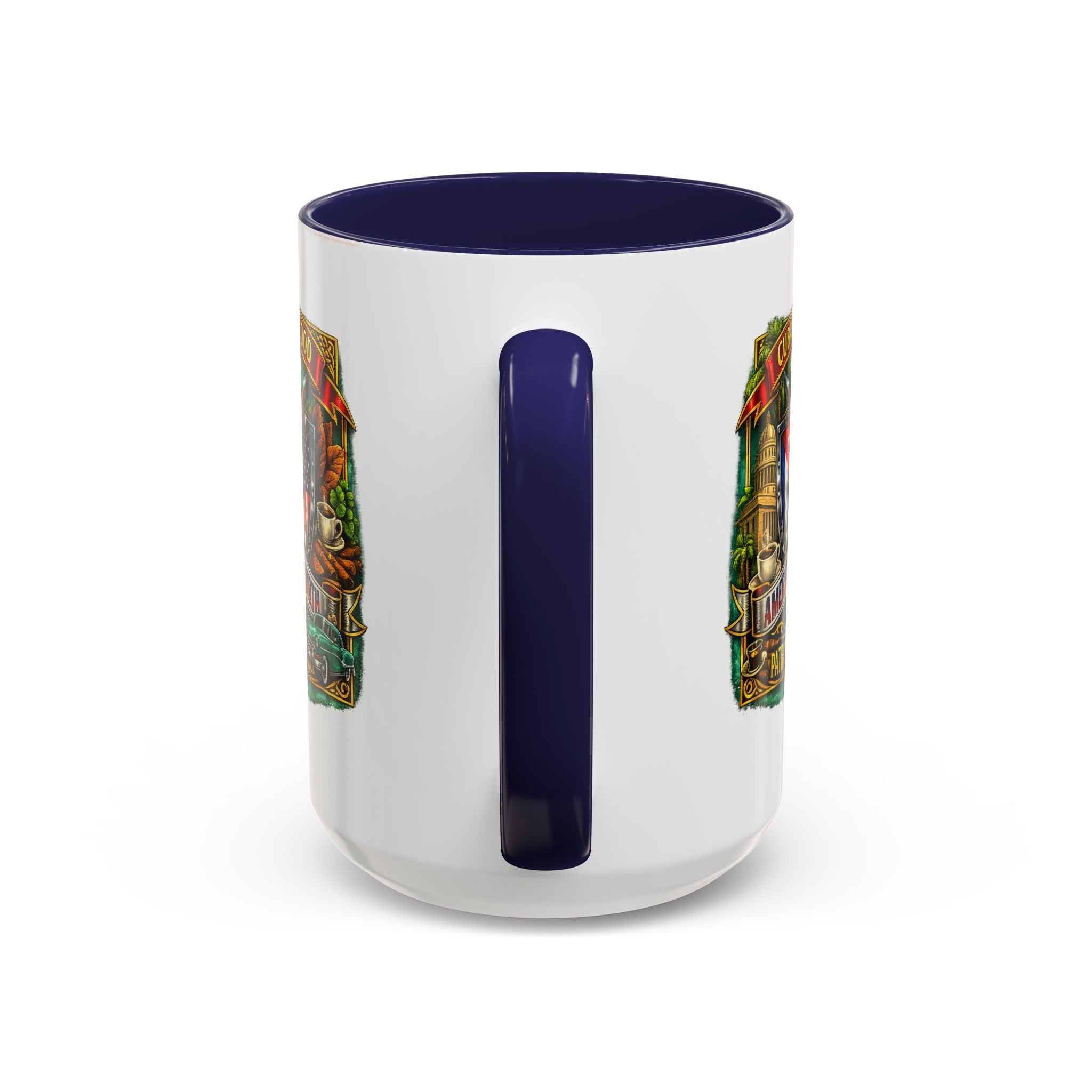 Cuban/American Pride - Cuban by Blood, American by Birth Accent Coffee Mug (11/15oz)