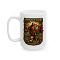 Christian inspirational Ceramic Mug – "Armor of God" Coffee Cup (15oz)