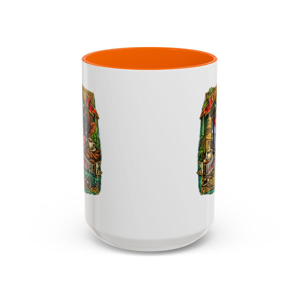 Cuban/American Pride - Cuban by Blood, American by Birth Accent Coffee Mug (11/15oz)