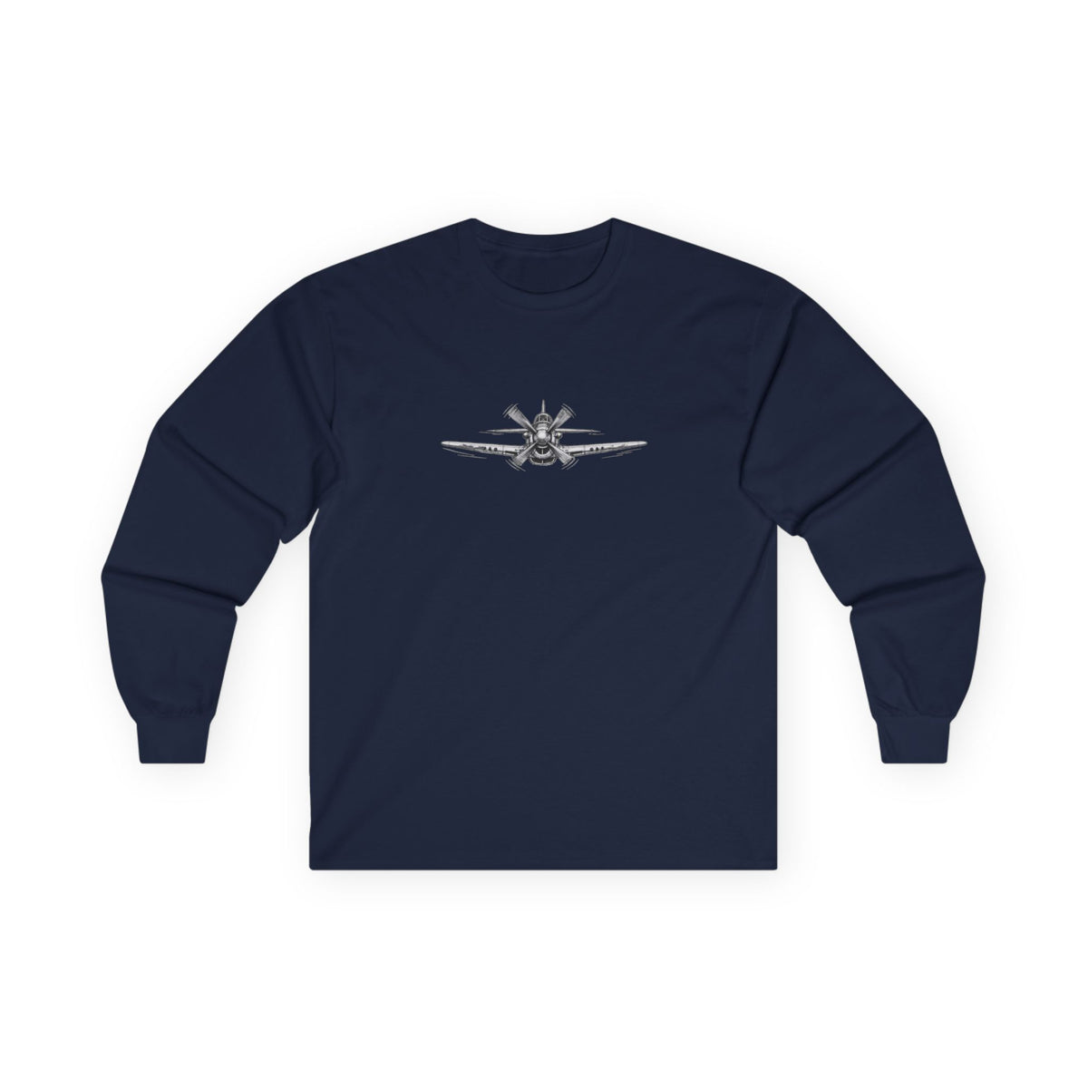 Long Sleeve Tee — Freedom Flyer Eagle & Propeller Graphic