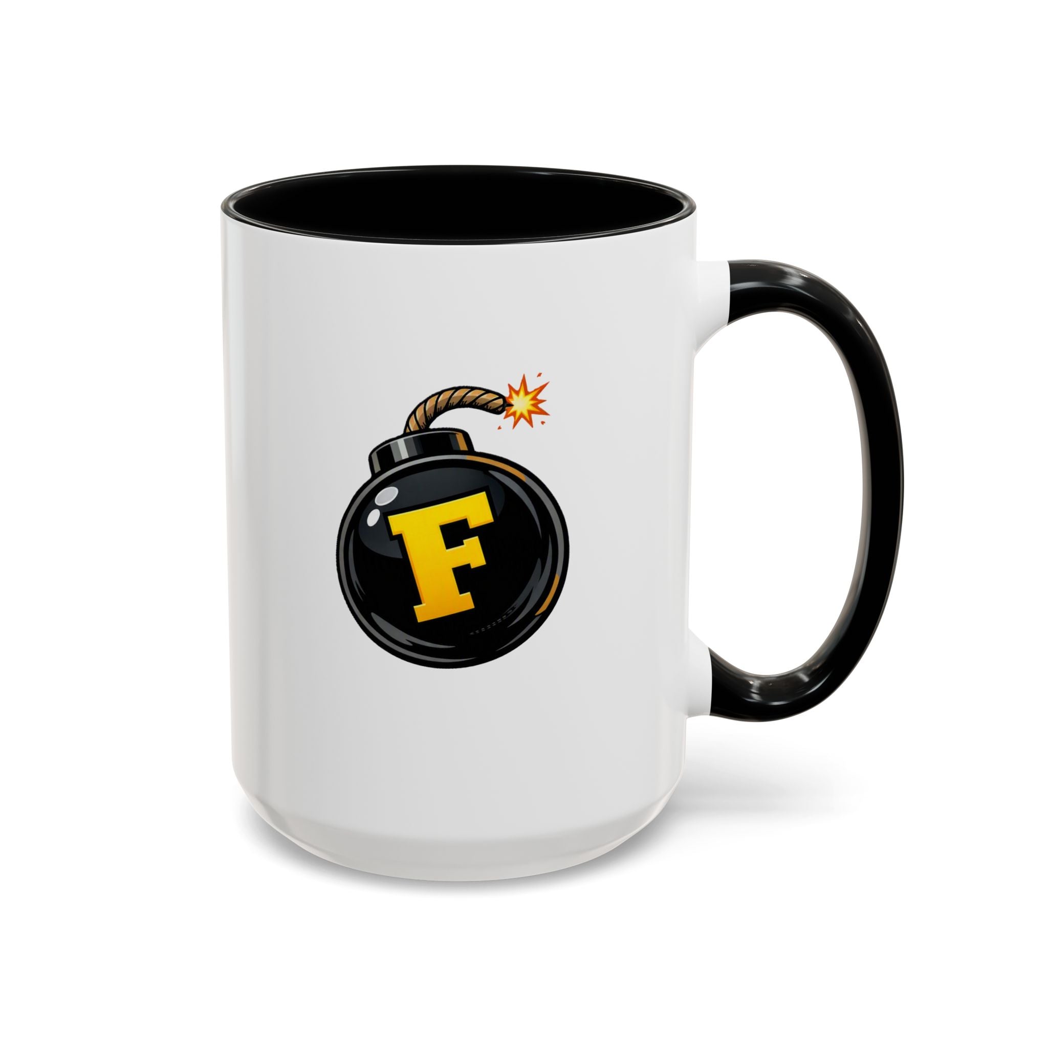 Funny "F" Bomb Accent Coffee Mug – 11oz/15oz Ceramic