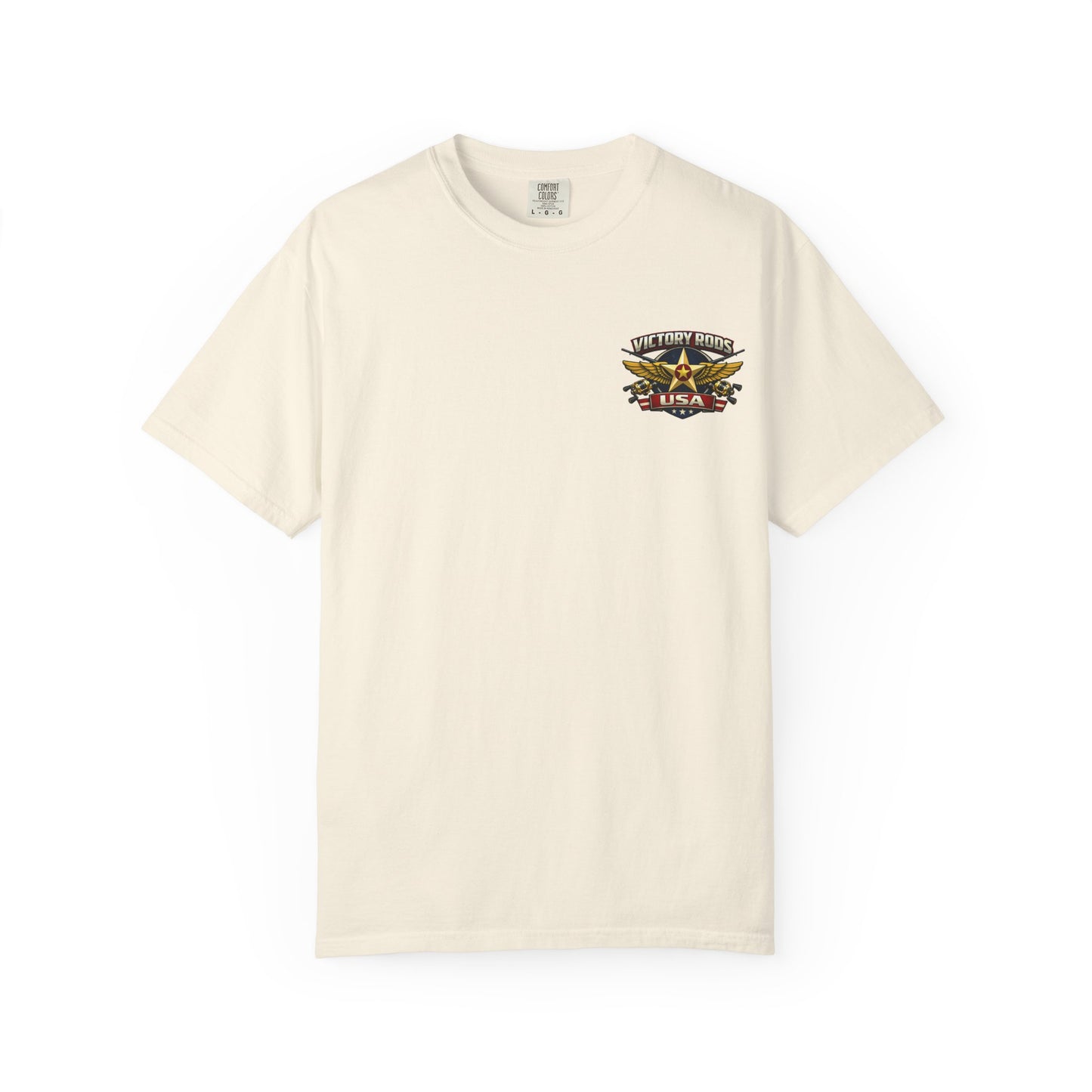 Victory Rods "Dorado Doris" Fishing T-Shirt — Retro Pinup Angler Tee