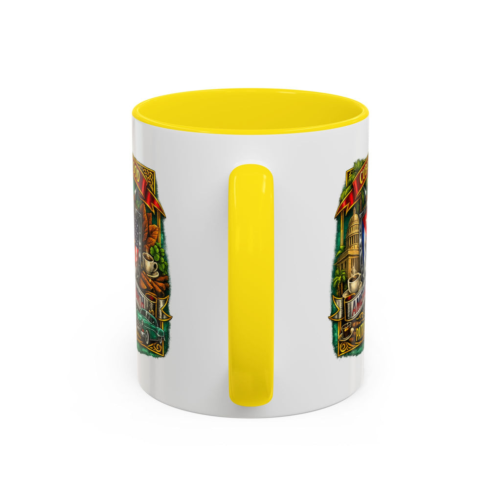 Cuban/American Pride - Cuban by Blood, American by Birth Accent Coffee Mug (11/15oz)