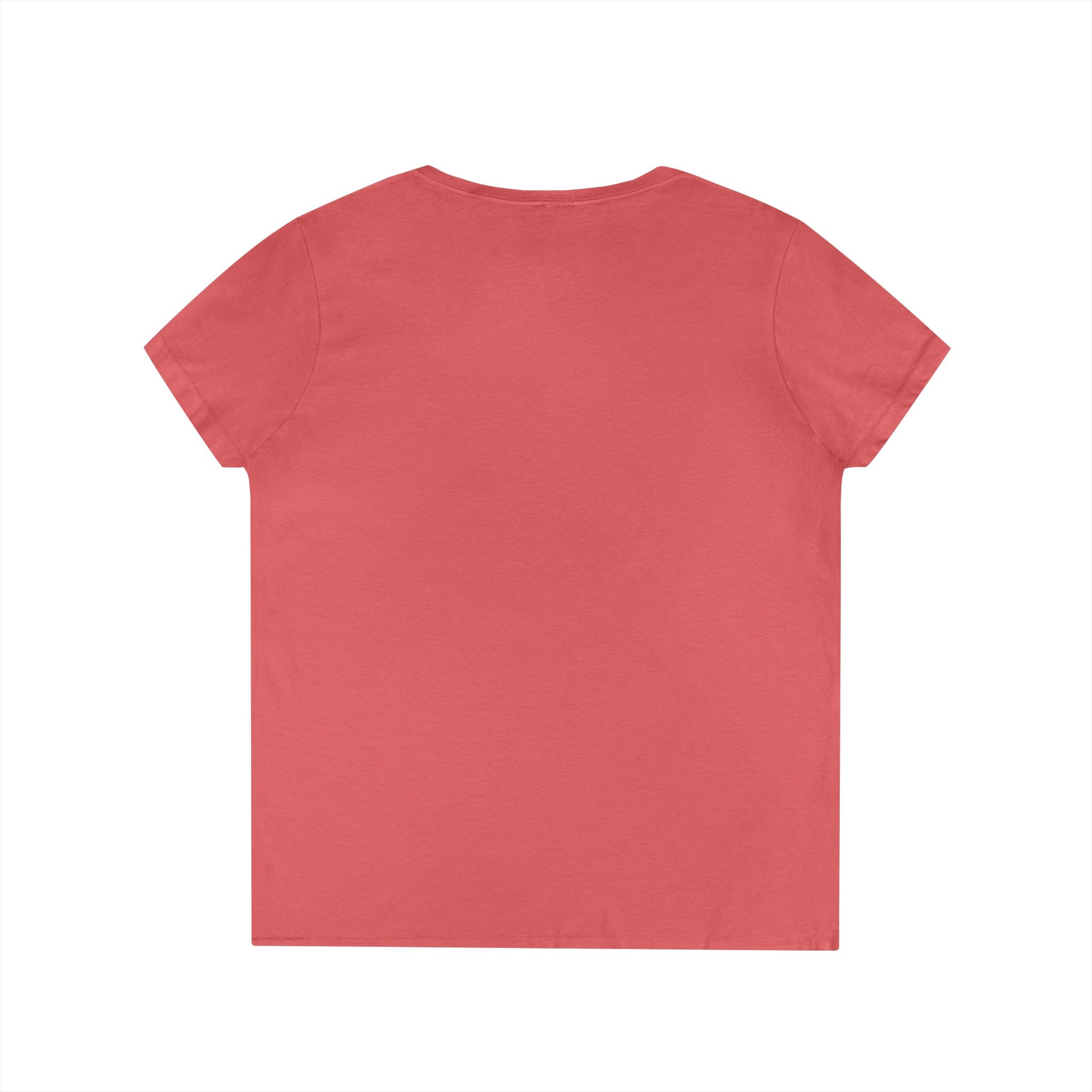 Floral Bull Skull V-Neck Tee