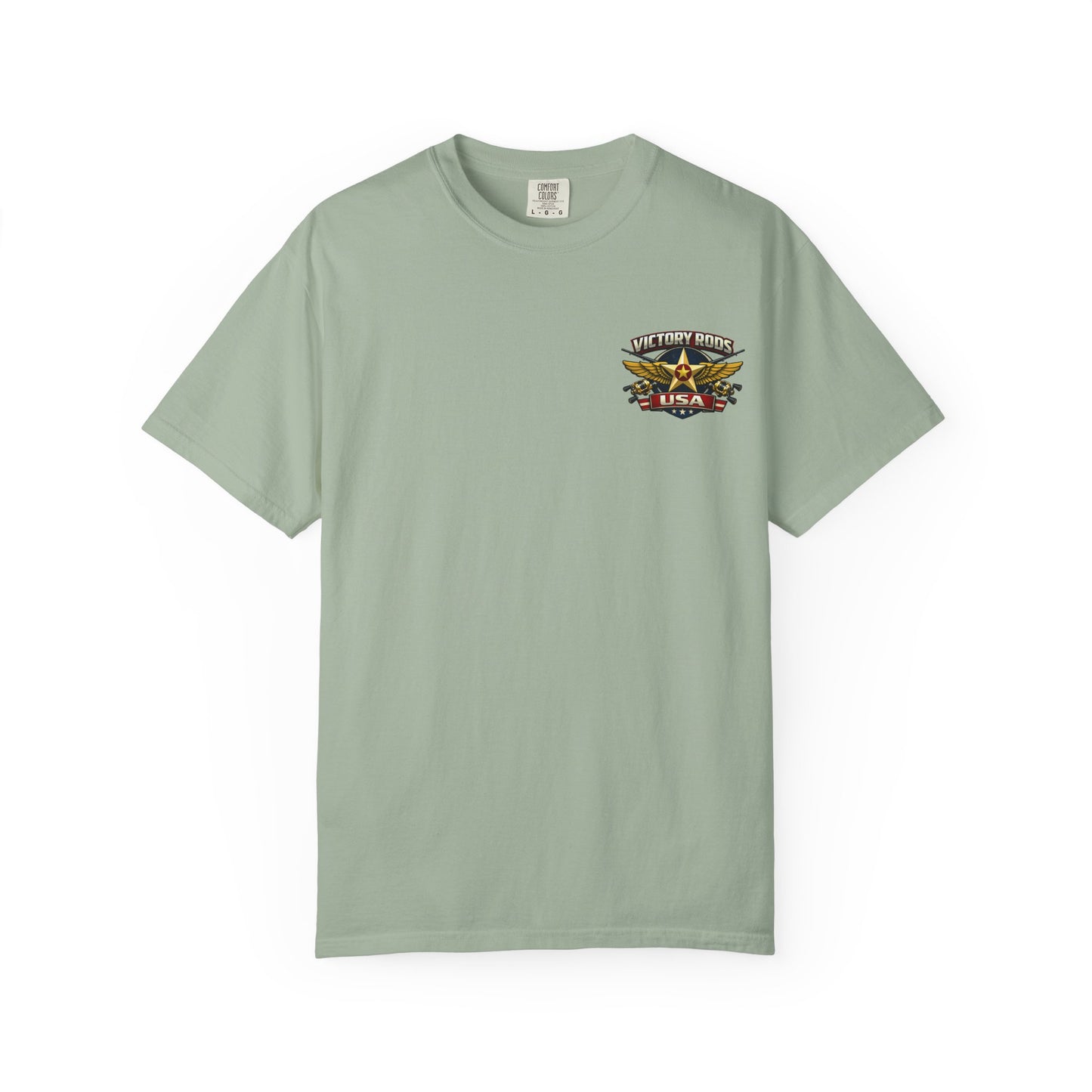 Victory Rods "Dorado Doris" Fishing T-Shirt — Retro Pinup Angler Tee