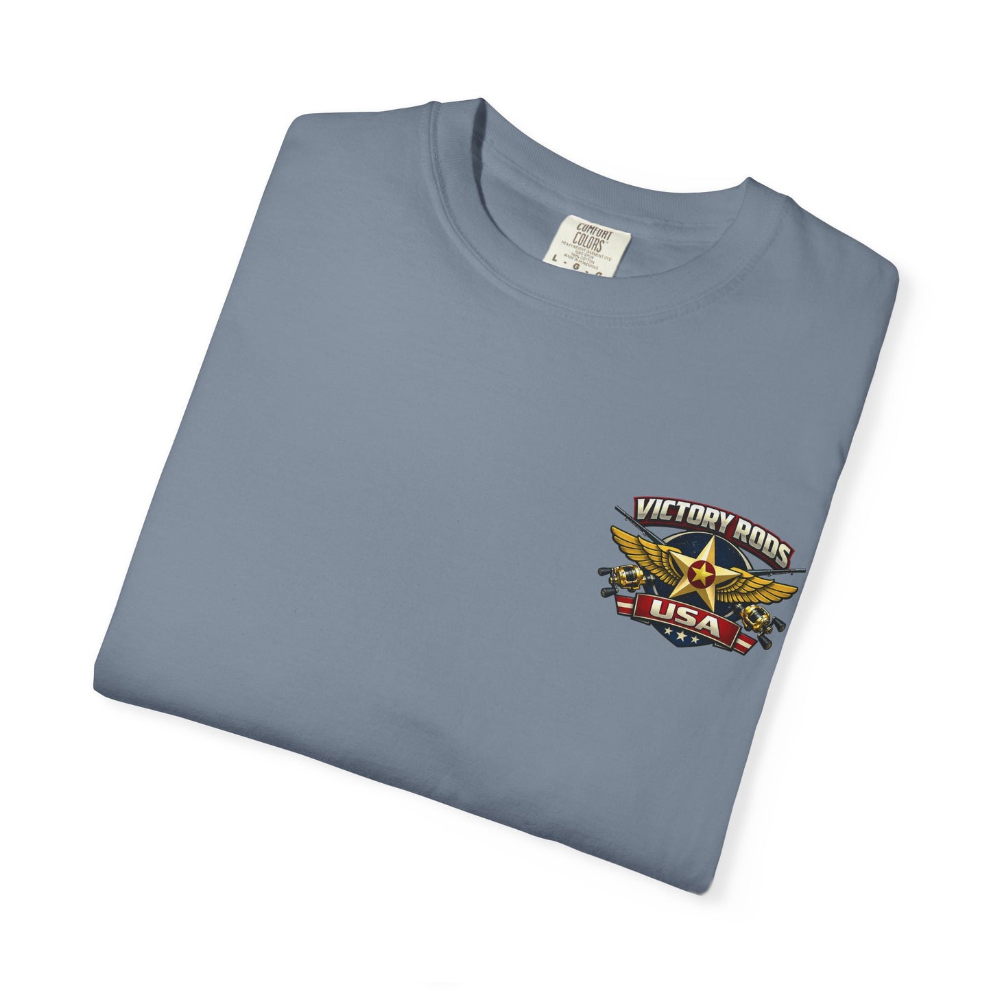Victory Rods "Dorado Doris" Fishing T-Shirt — Retro Pinup Angler Tee