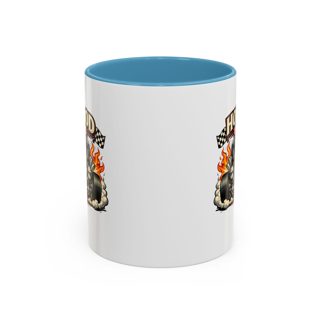 Hot Rod Fuel Coffee Mug — Vintage Muscle Car Racing Accent Mug