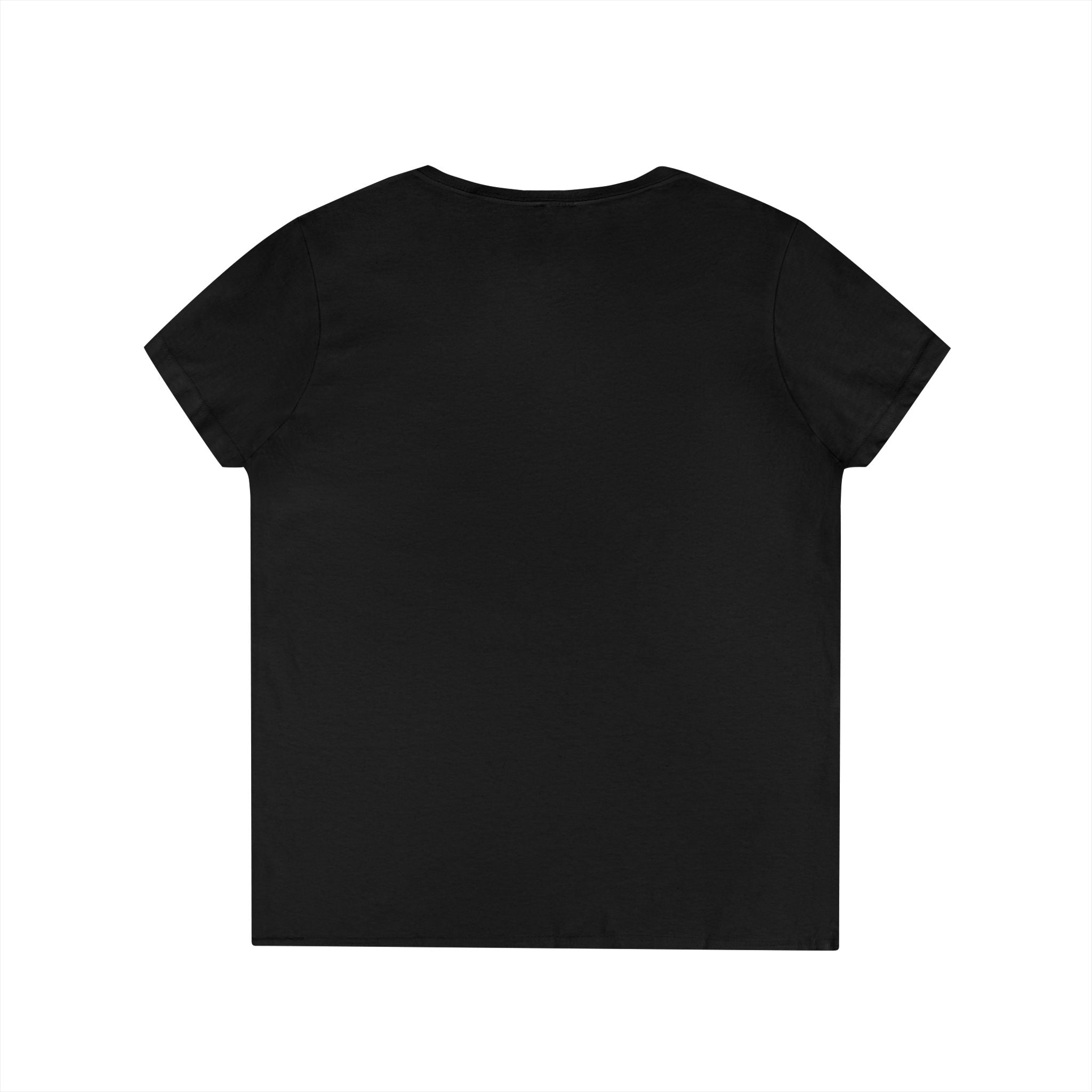 Floral Bull Skull V-Neck Tee