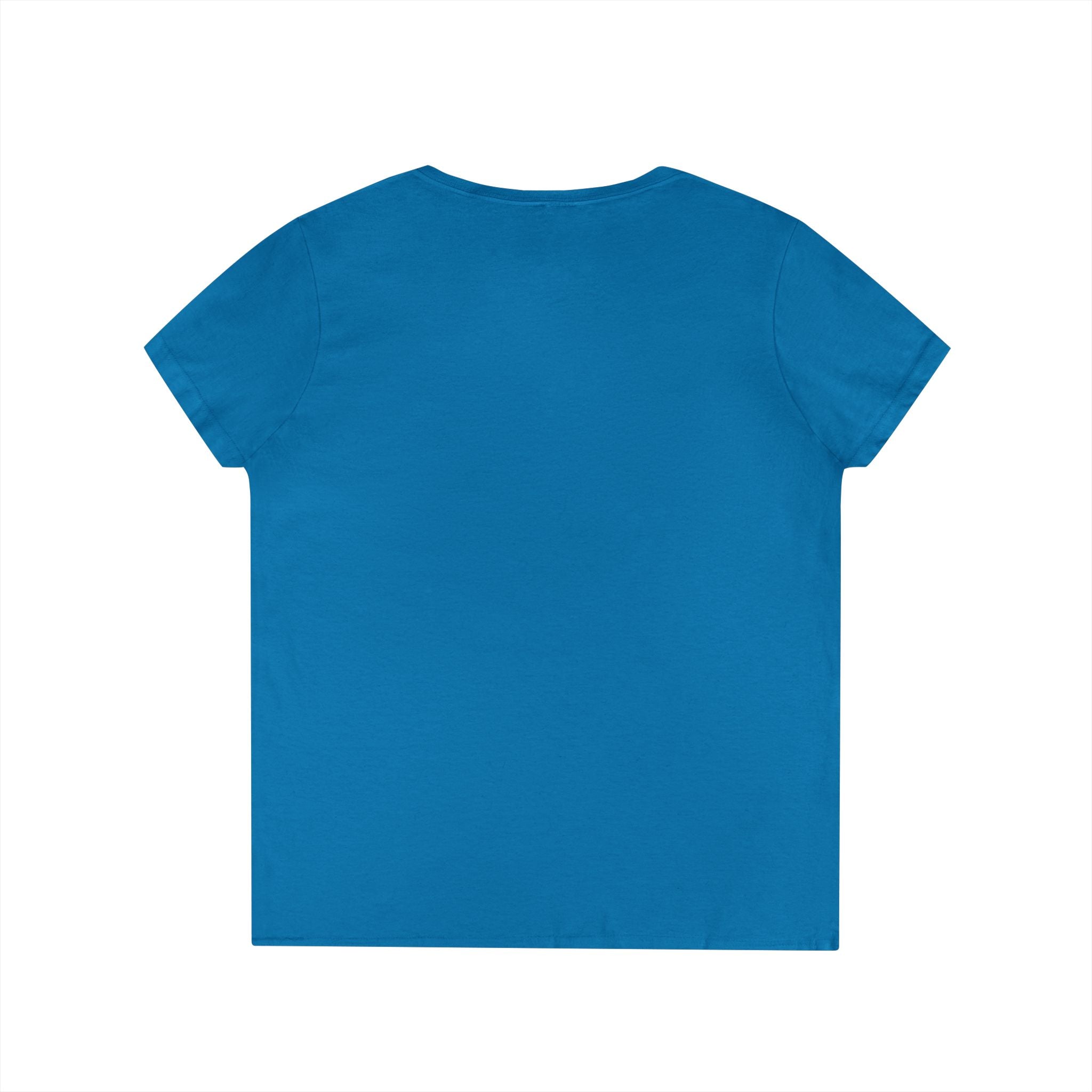Floral Autumn Colors Bull Skull V-Neck Tee