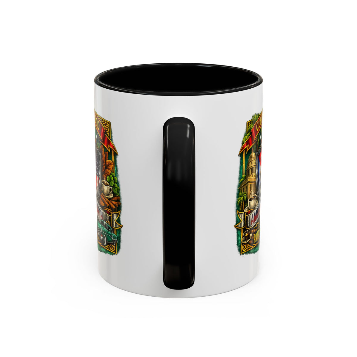 Cuban/American Pride - Cuban by Blood, American by Birth Accent Coffee Mug (11/15oz)