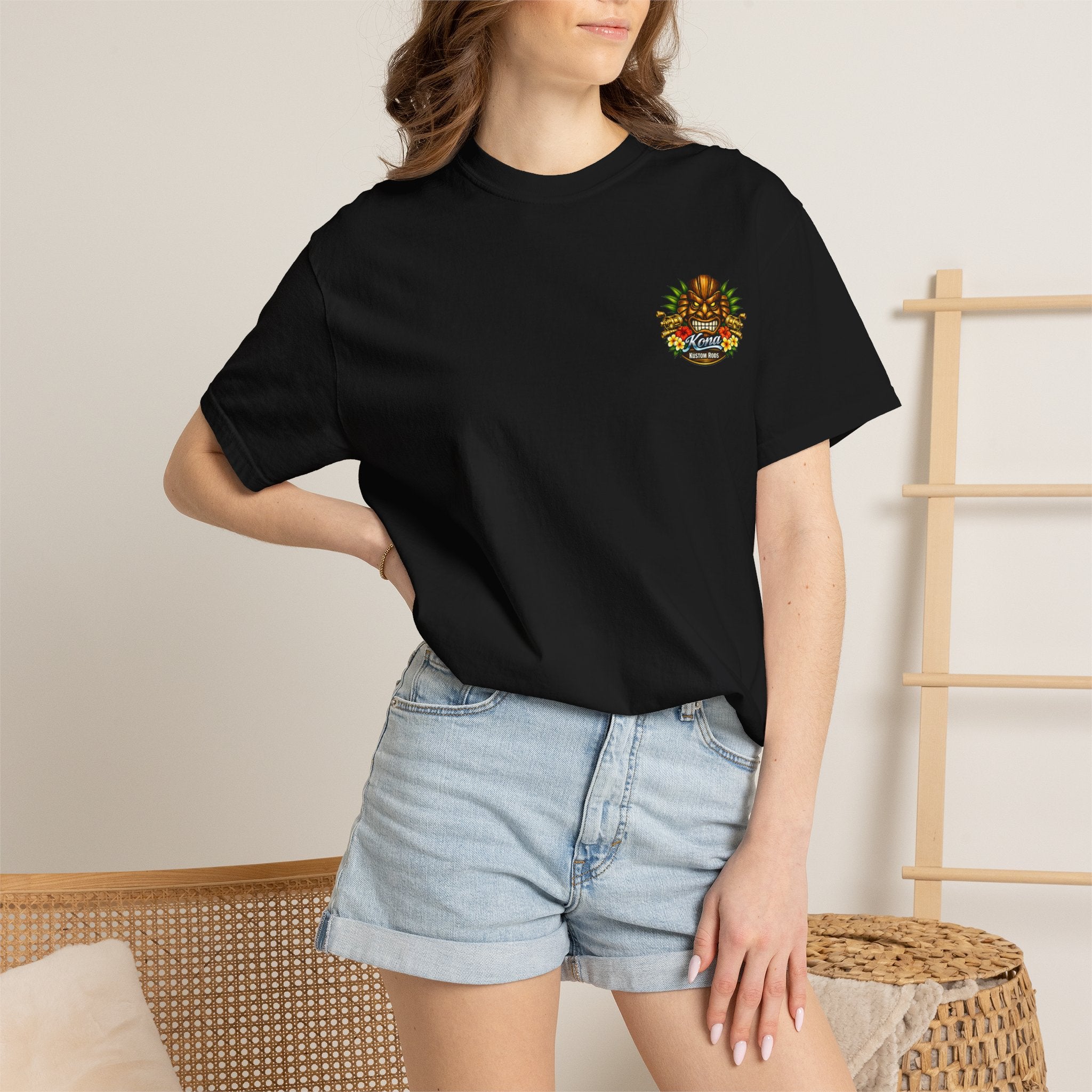 Yellow Tail T-Shirt — "Battle Born" Vintage Pinup Graphic