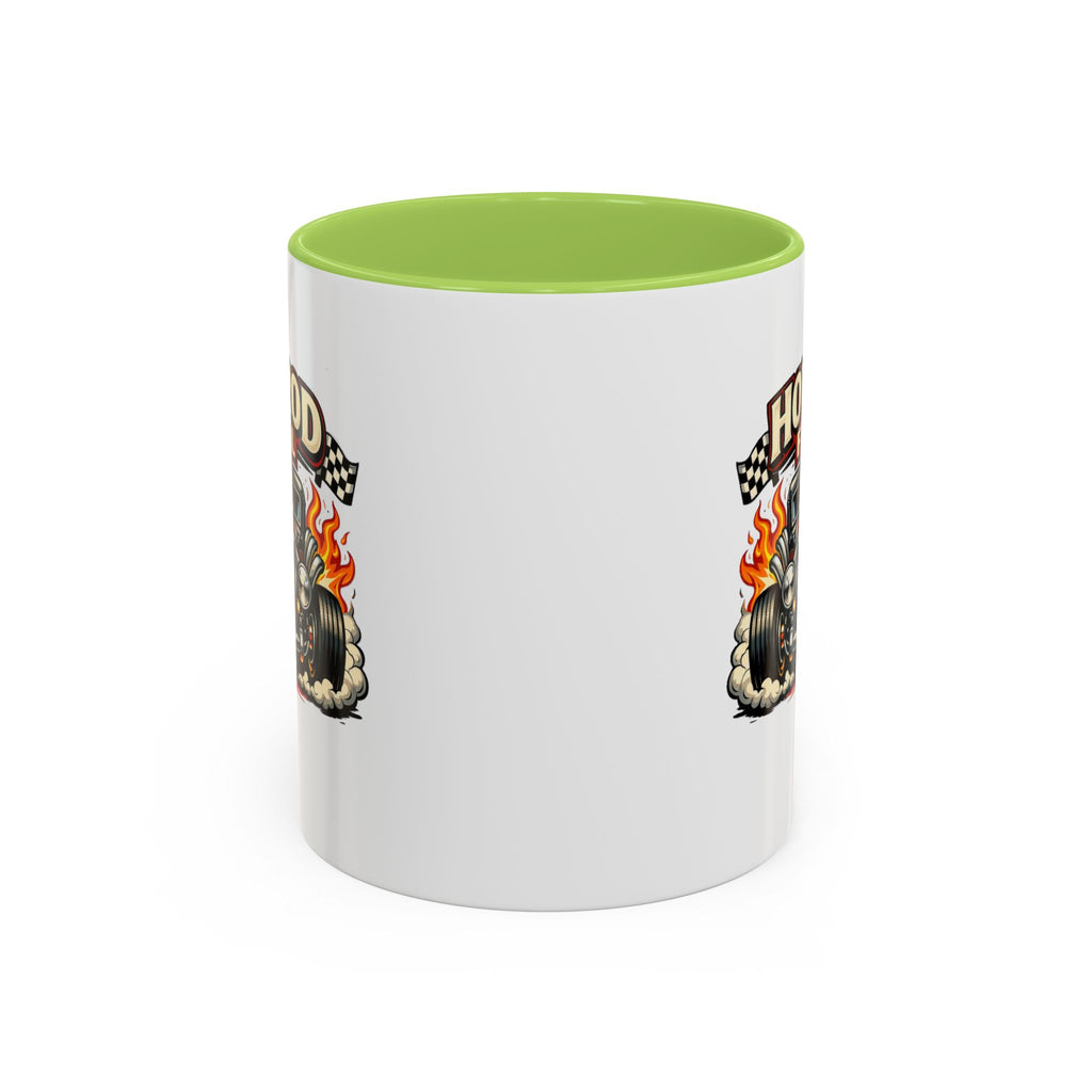 Hot Rod Fuel Coffee Mug — Vintage Muscle Car Racing Accent Mug