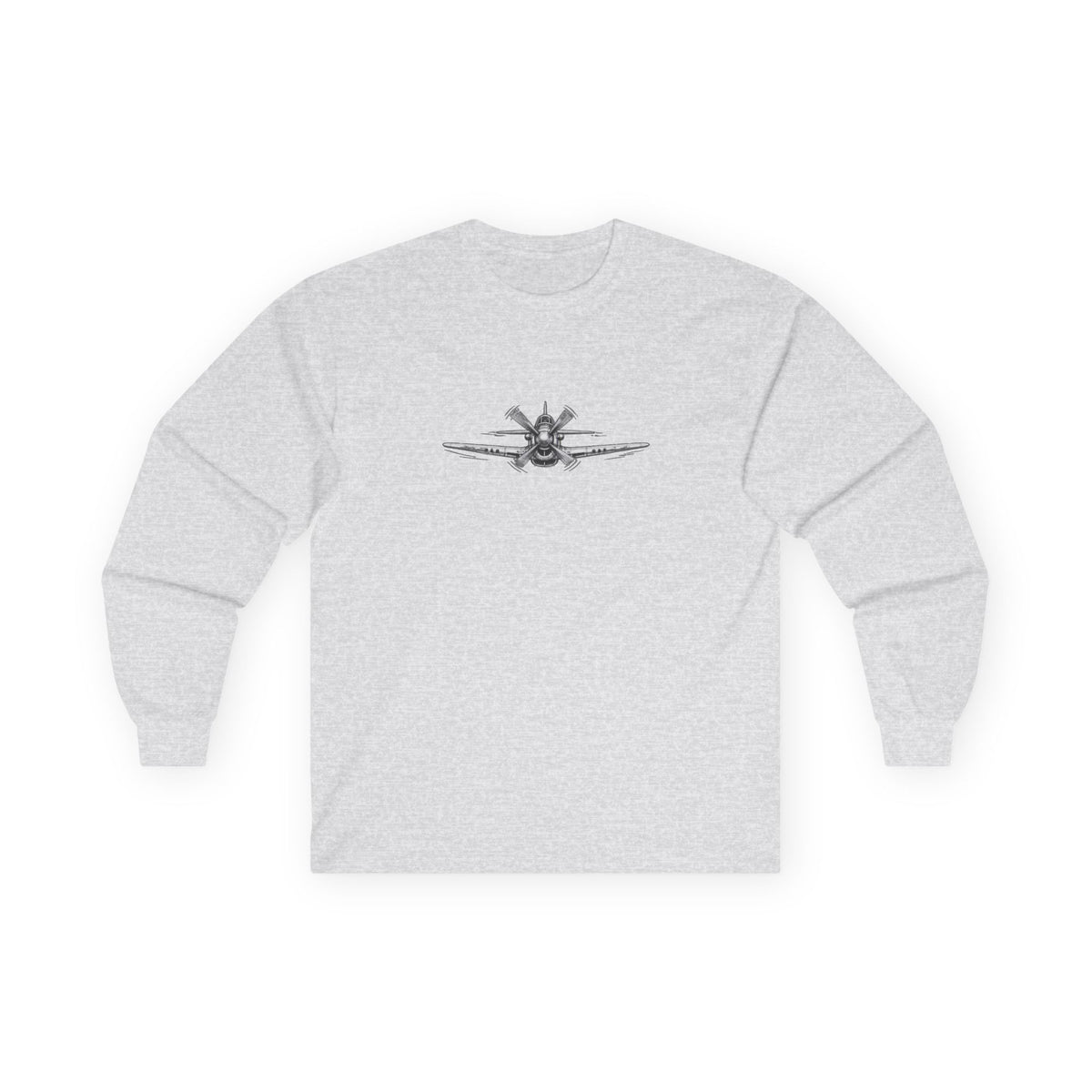 Long Sleeve Tee — Freedom Flyer Eagle & Propeller Graphic
