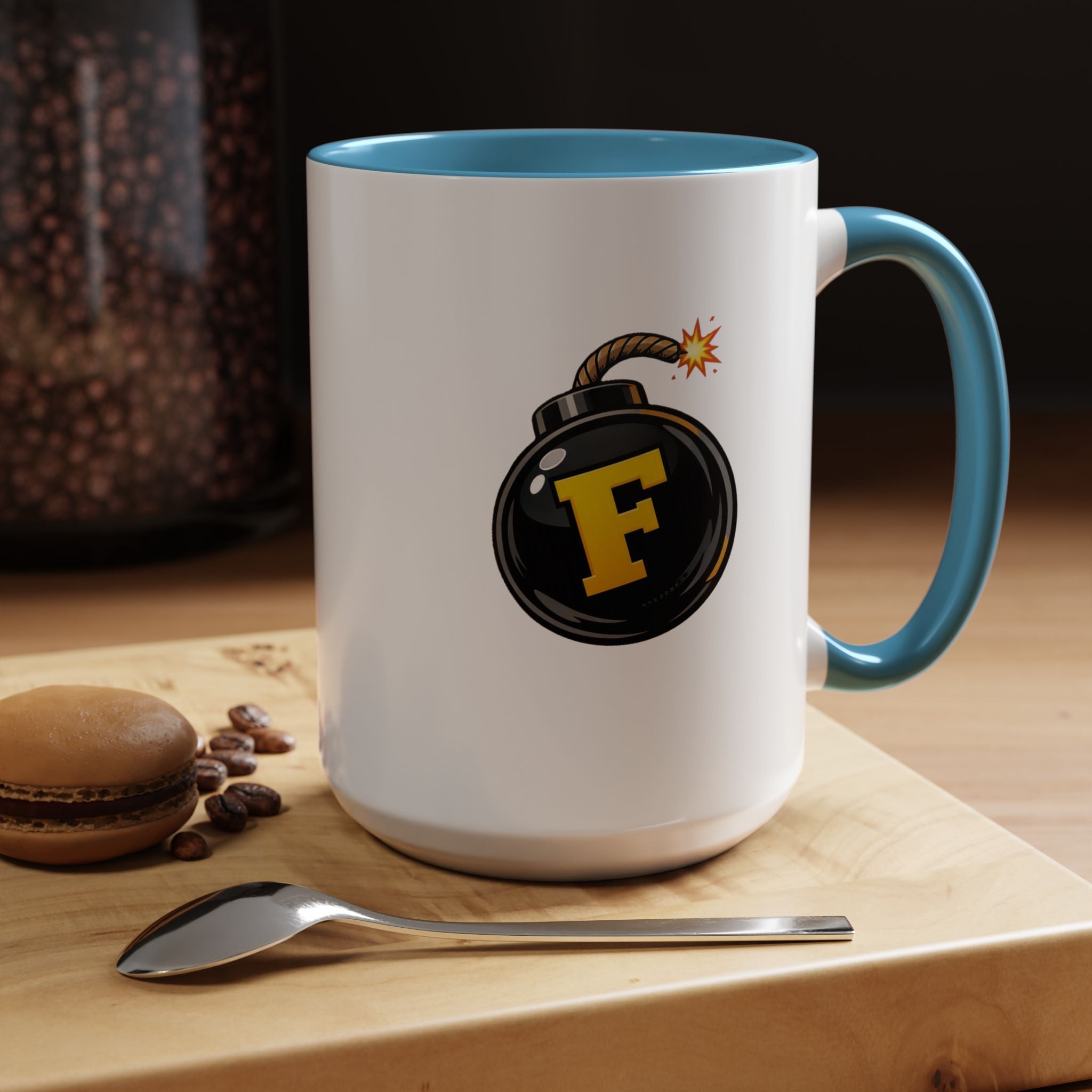 Funny "F" Bomb Accent Coffee Mug – 11oz/15oz Ceramic