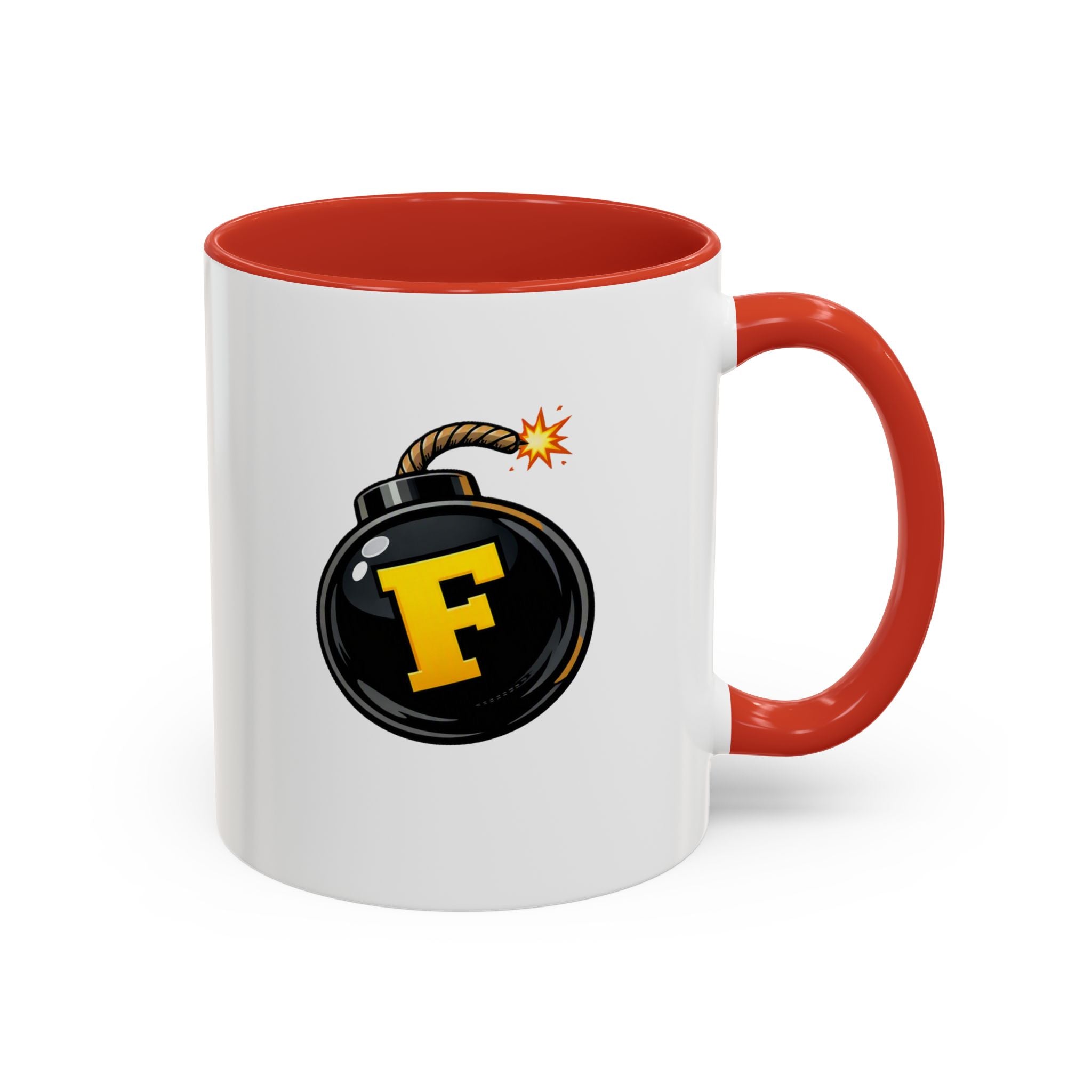 Funny "F" Bomb Accent Coffee Mug – 11oz/15oz Ceramic