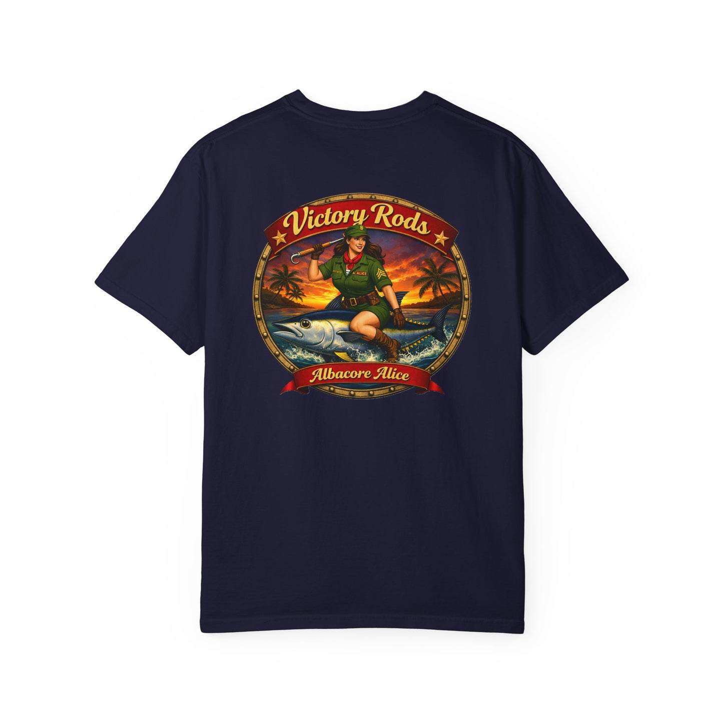 Victory Rods "Allencore Alice" Fishing Graphic T-Shirt