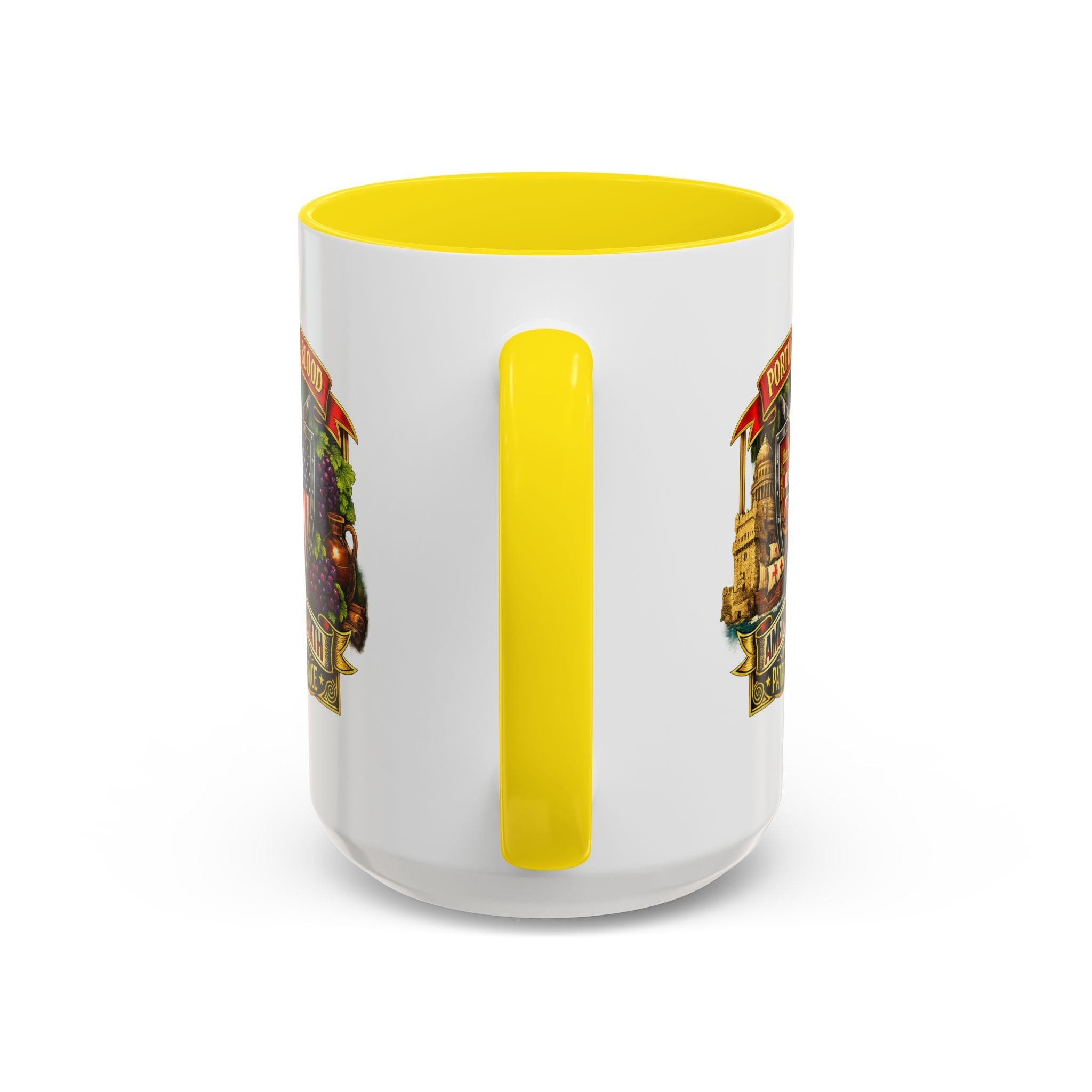 Portuguese/American Pride Mug - Coffee Ceramic Mug