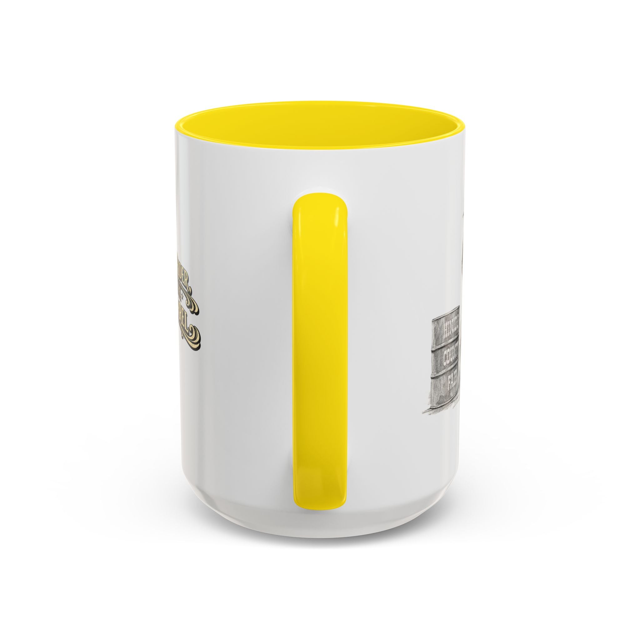 Barrel Racing Coffee Mug — "Horse and Rider Focused on the Next Barrel"
