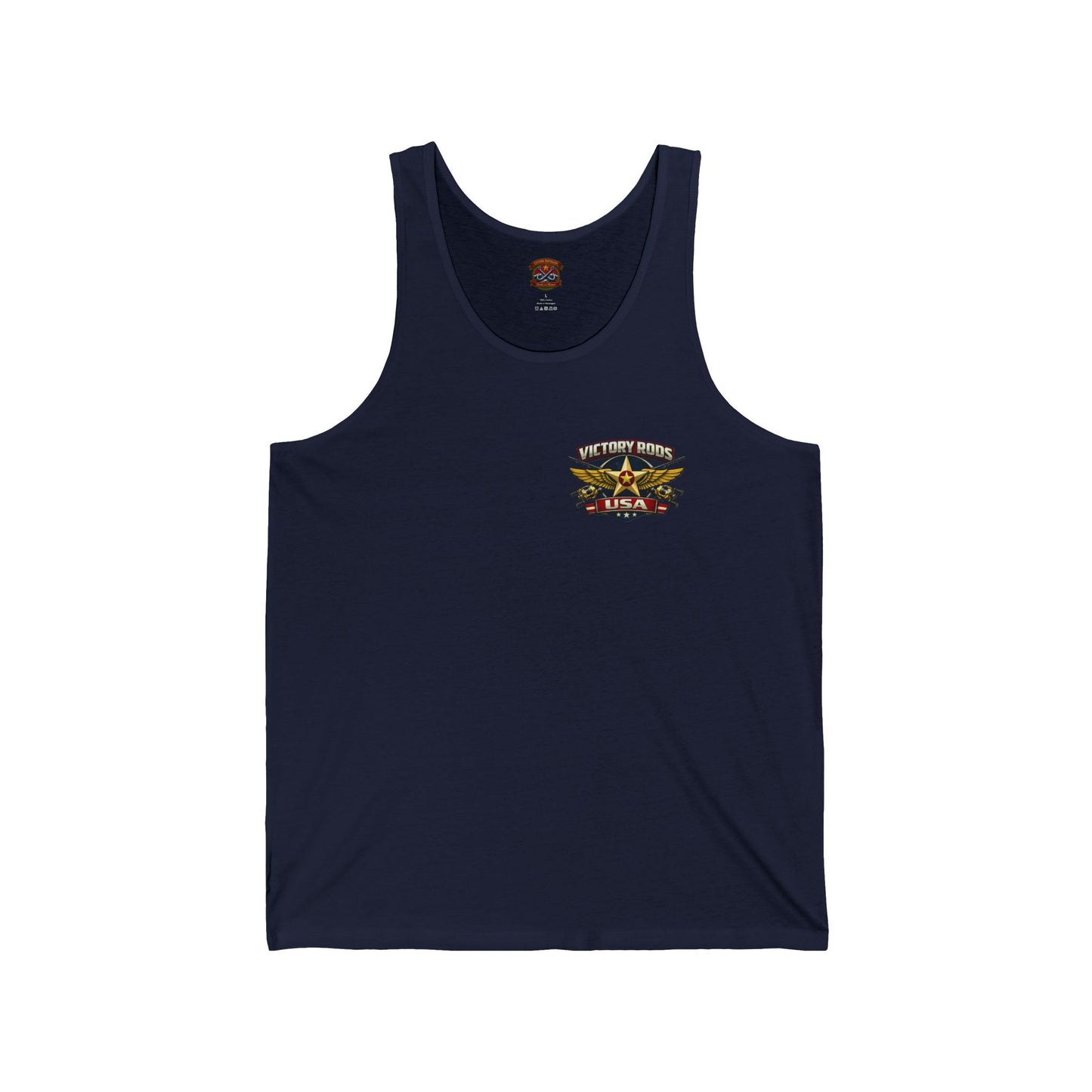 Victory Rods Pinup Tank Top — 'Bluefin Betty' Vintage Bomber Girl Graphic
