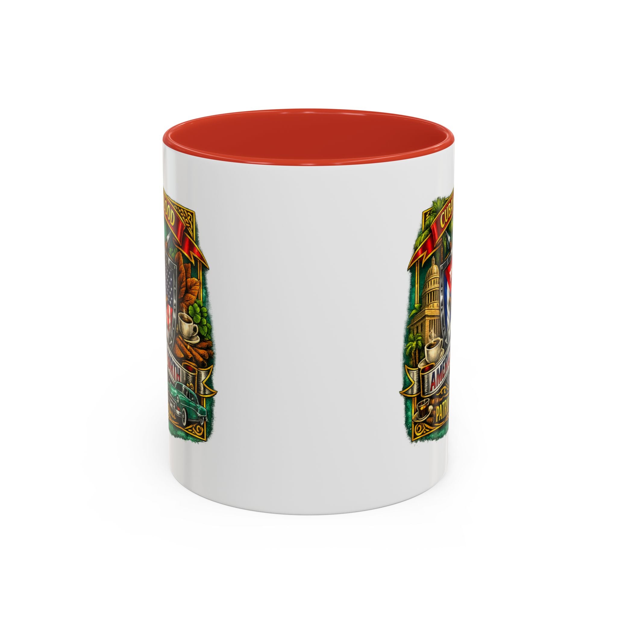 Cuban/American Pride - Cuban by Blood, American by Birth Accent Coffee Mug (11/15oz)