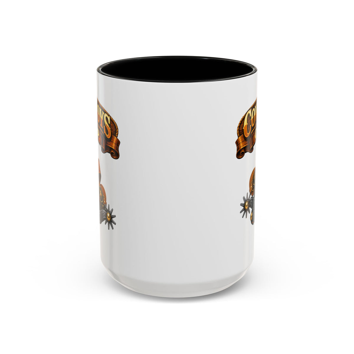 Cowboys Cup Coffee Mug — Western Spur & Leather Design (11/15oz)