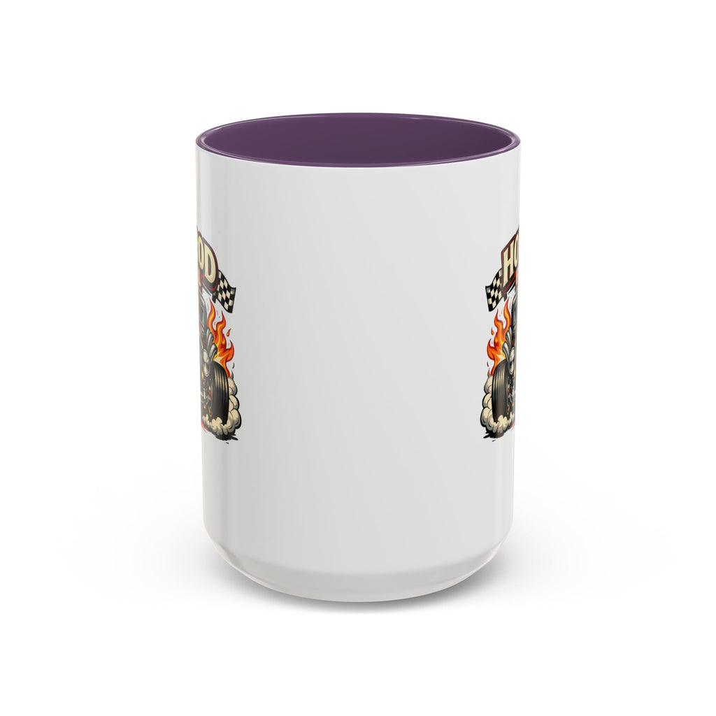 Hot Rod Fuel Coffee Mug — Vintage Muscle Car Racing Accent Mug