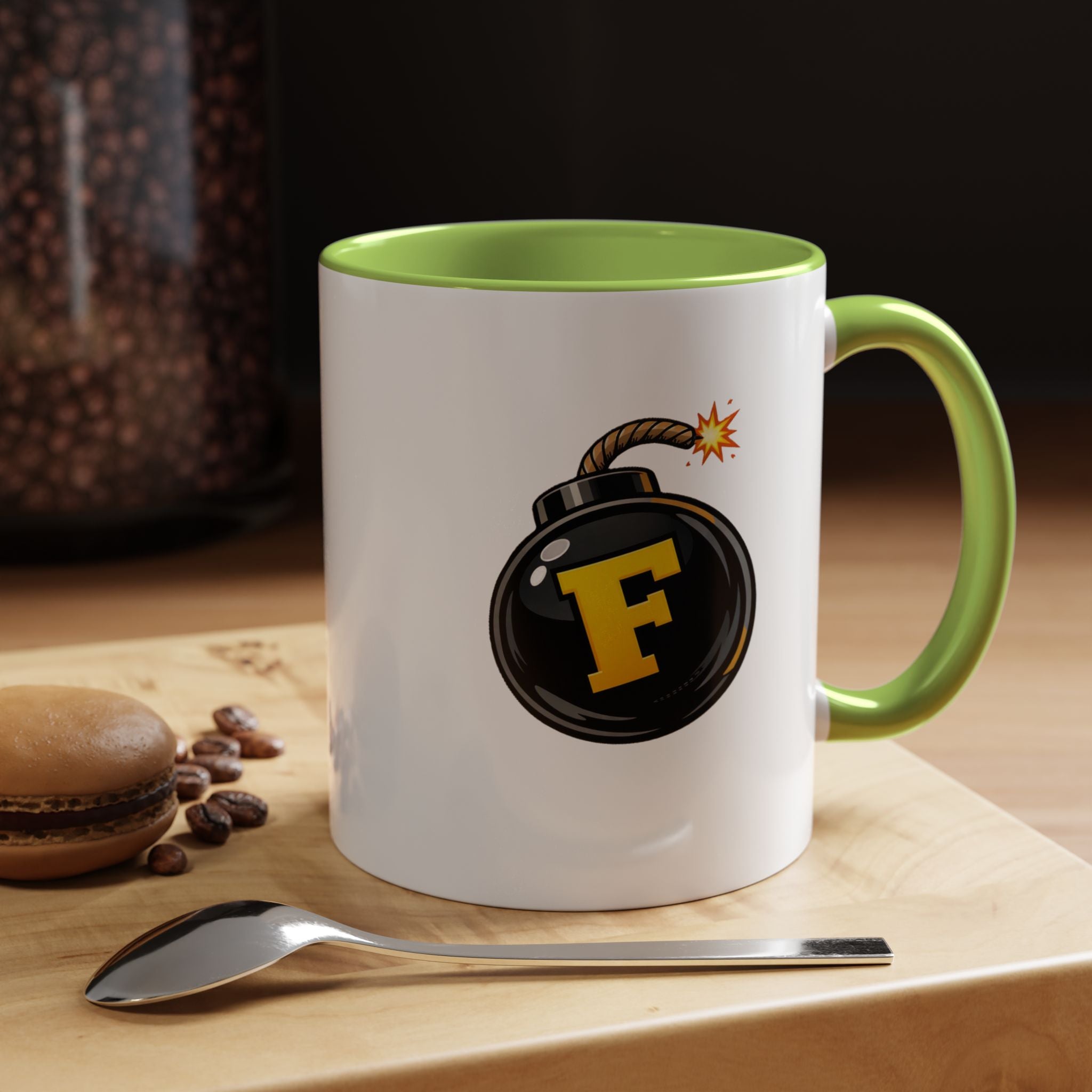 Funny "F" Bomb Accent Coffee Mug – 11oz/15oz Ceramic