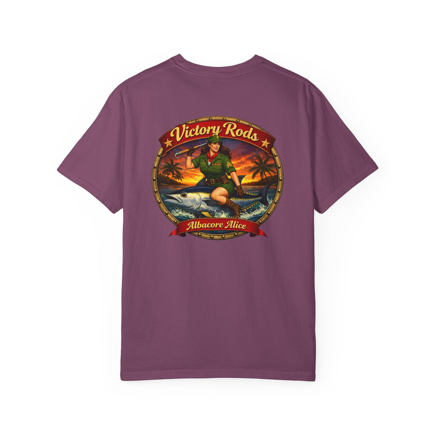 Victory Rods "Allencore Alice" Fishing Graphic T-Shirt