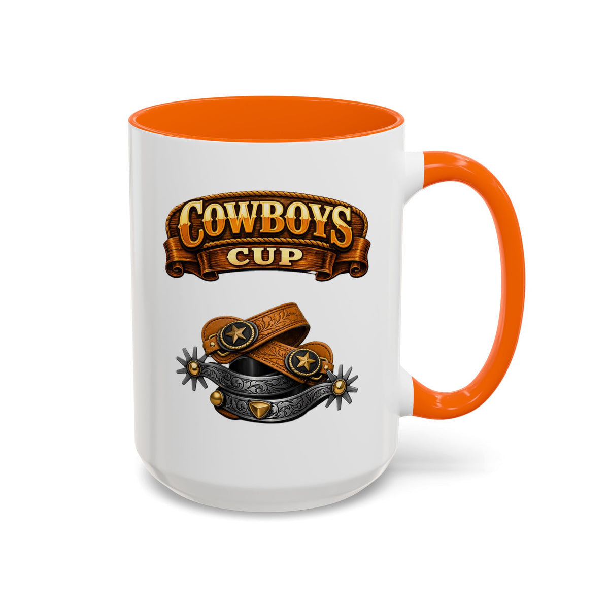 Cowboys Cup Coffee Mug — Western Spur & Leather Design (11/15oz)