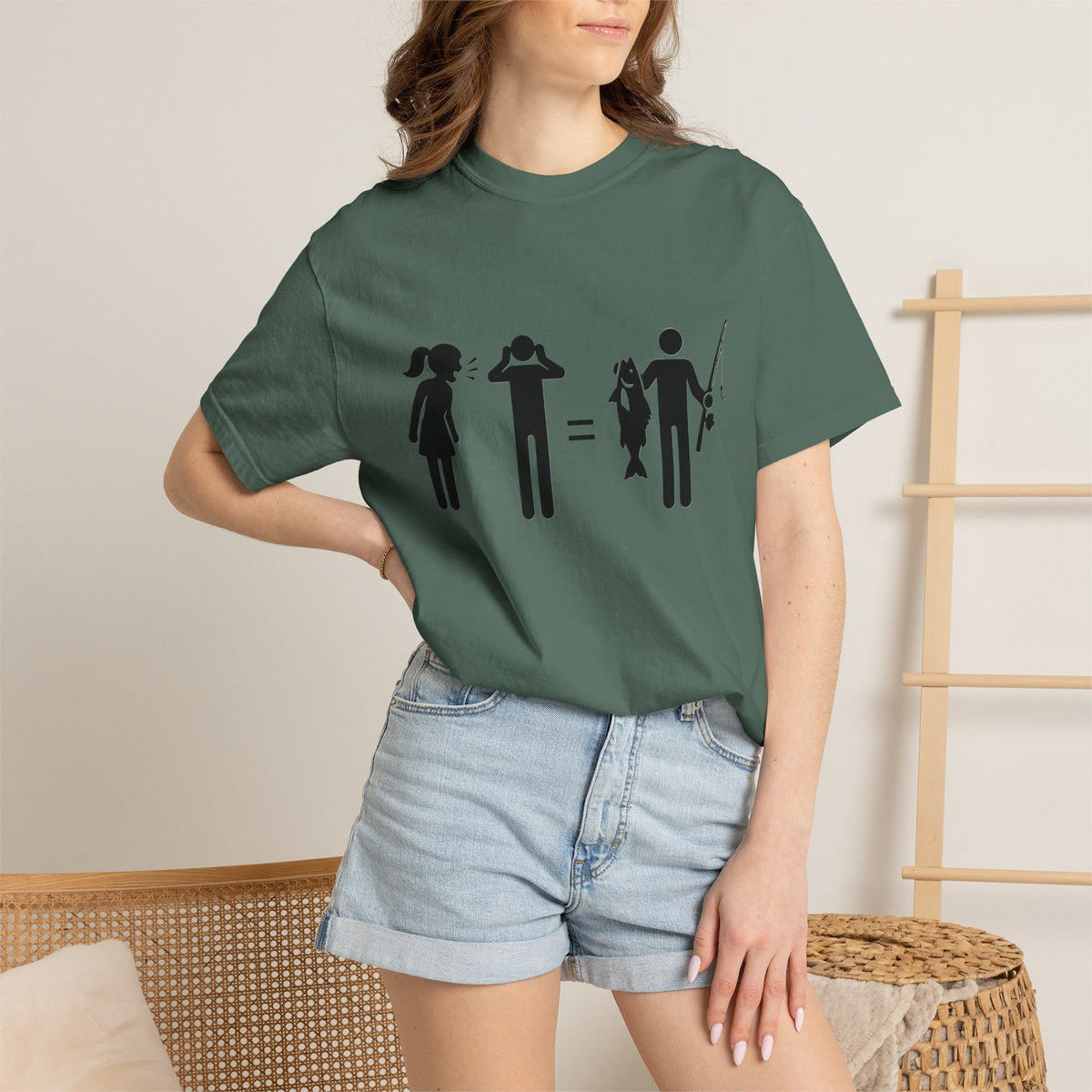 Fishing Humor T-Shirt – Fishing therapy Graphic Tee