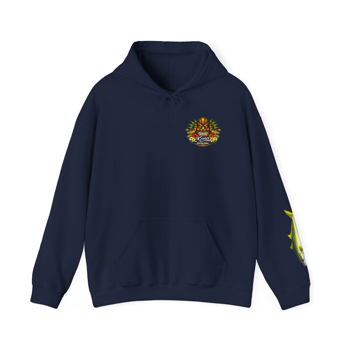 Kona Kustom Rods "Yellowtail" Hoodie — Kona Kustom Rods Pullover