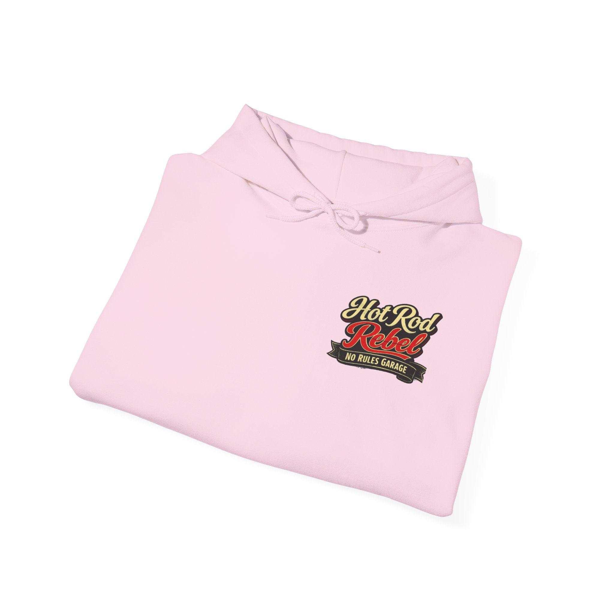 Hot Rod Hoodie — "Hot Rod Fuel" Vintage Car Racing Pullover