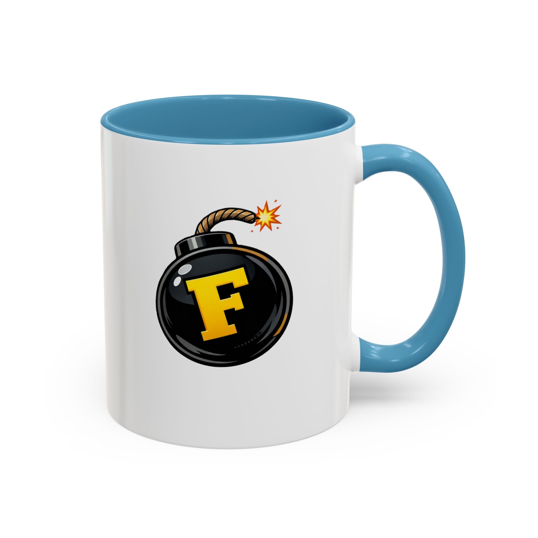 Funny "F" Bomb Accent Coffee Mug – 11oz/15oz Ceramic