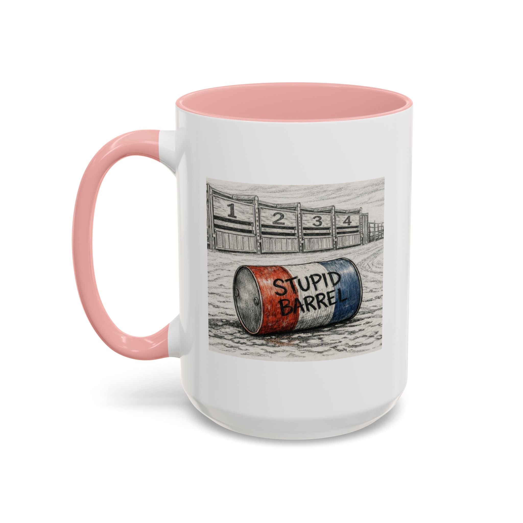 Out of the Money Barrel Racing Coffee Mug — Rodeo Cowgirl Accent Mug (11/15 oz)