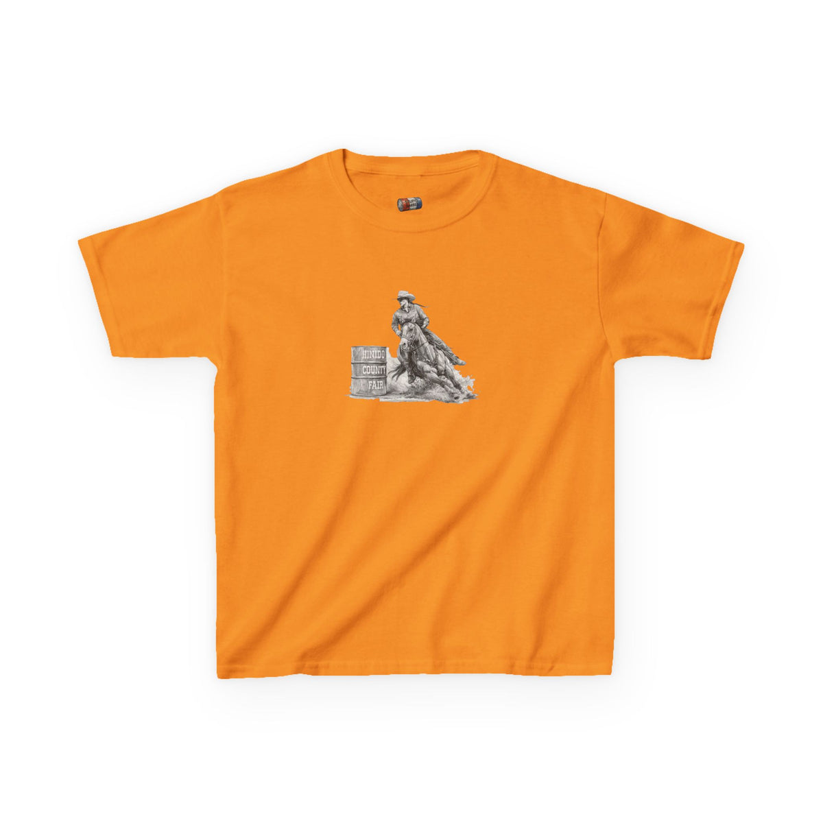 Kids T-Shirt — 'Always Keep Your Eye On the Next Barrel' Cowgirl Graphic