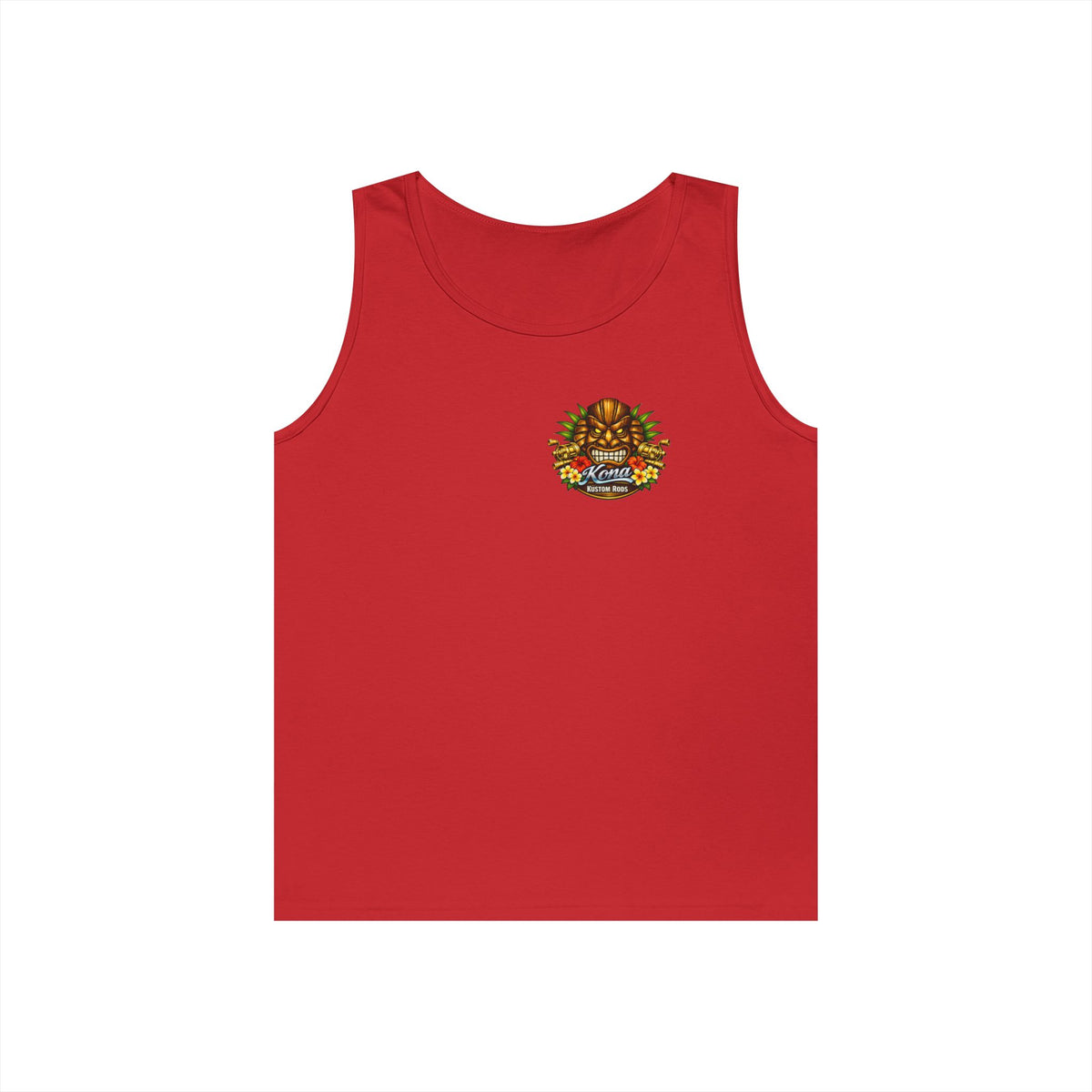 Kona Rods Vintage Pinup Beach Tank Top — 'Thresher Shark Anne' Retro WWII Nose Art