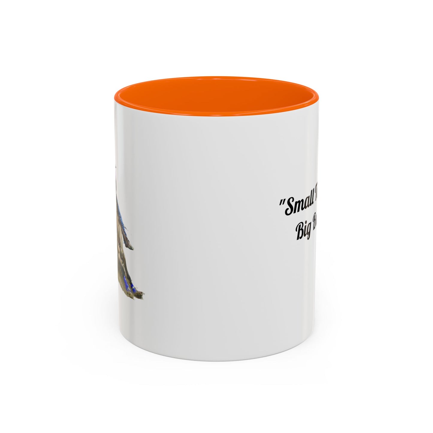 Barrel Racing Dreams Coffee Mug — "Small Town Girl, Big Buckle Dreams" Accent Mug