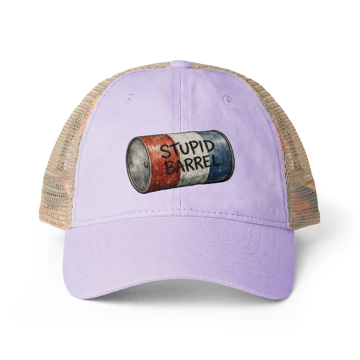 Women's "Stupid Barrel" Washed Mesh-Back Cap - One Size fits All