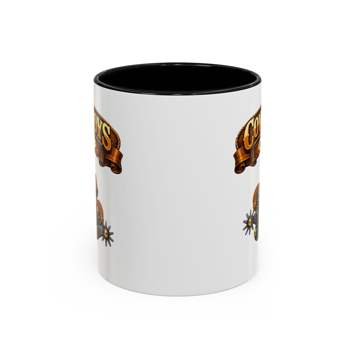 Cowboys Cup Coffee Mug — Western Spur & Leather Design (11/15oz)