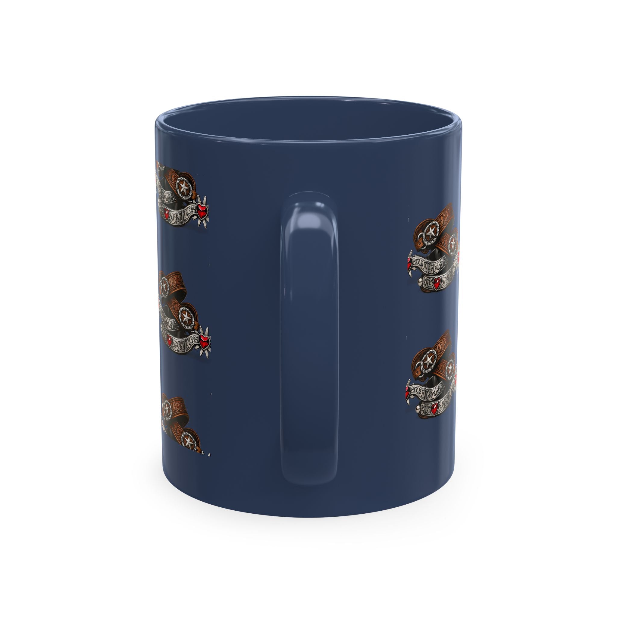 Cowgirl Spur Designed Ceramic Mug — Coffee Cup 11oz