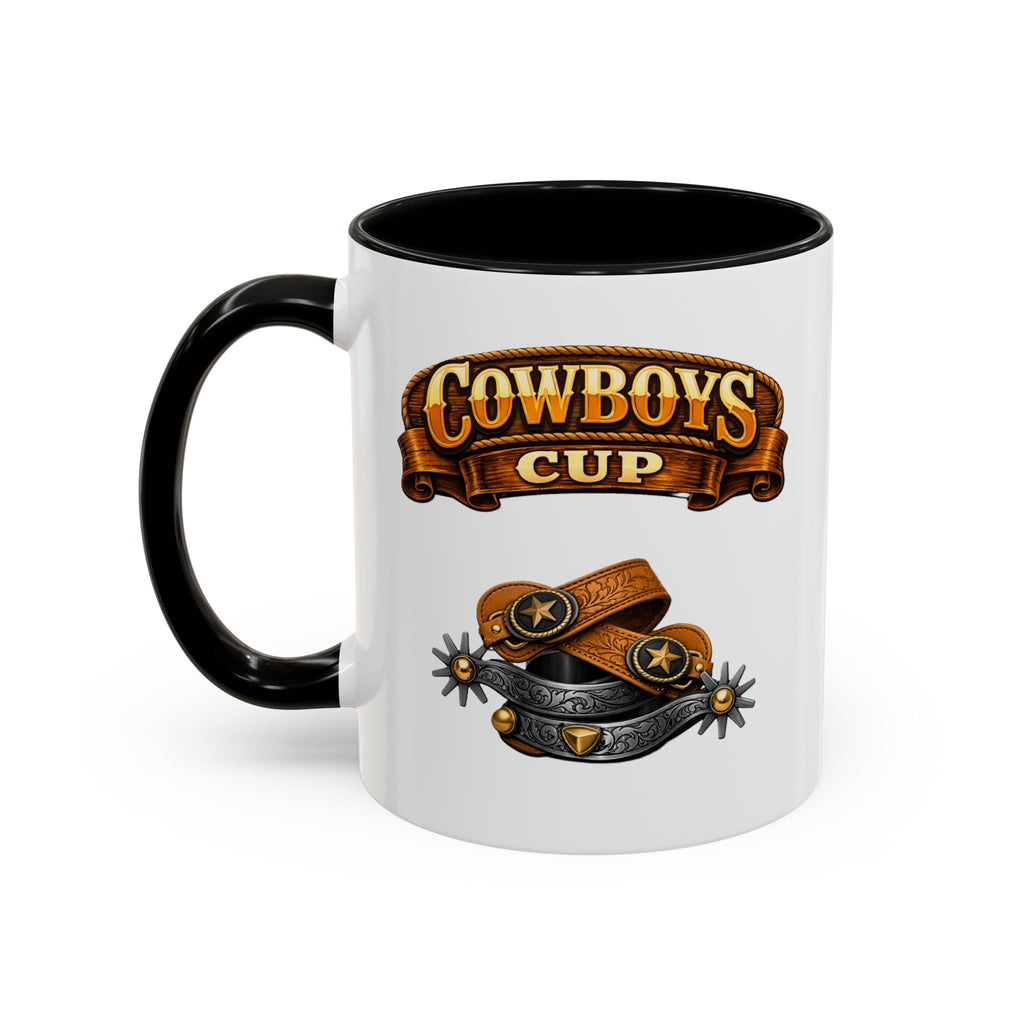 Cowboys Cup Coffee Mug — Western Spur & Leather Design (11/15oz)