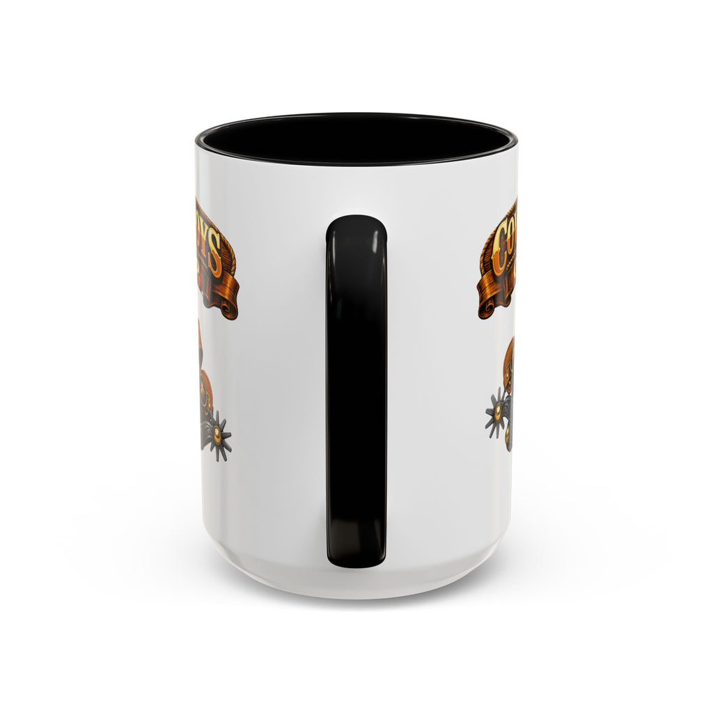 Cowboys Cup Coffee Mug — Western Spur & Leather Design (11/15oz)