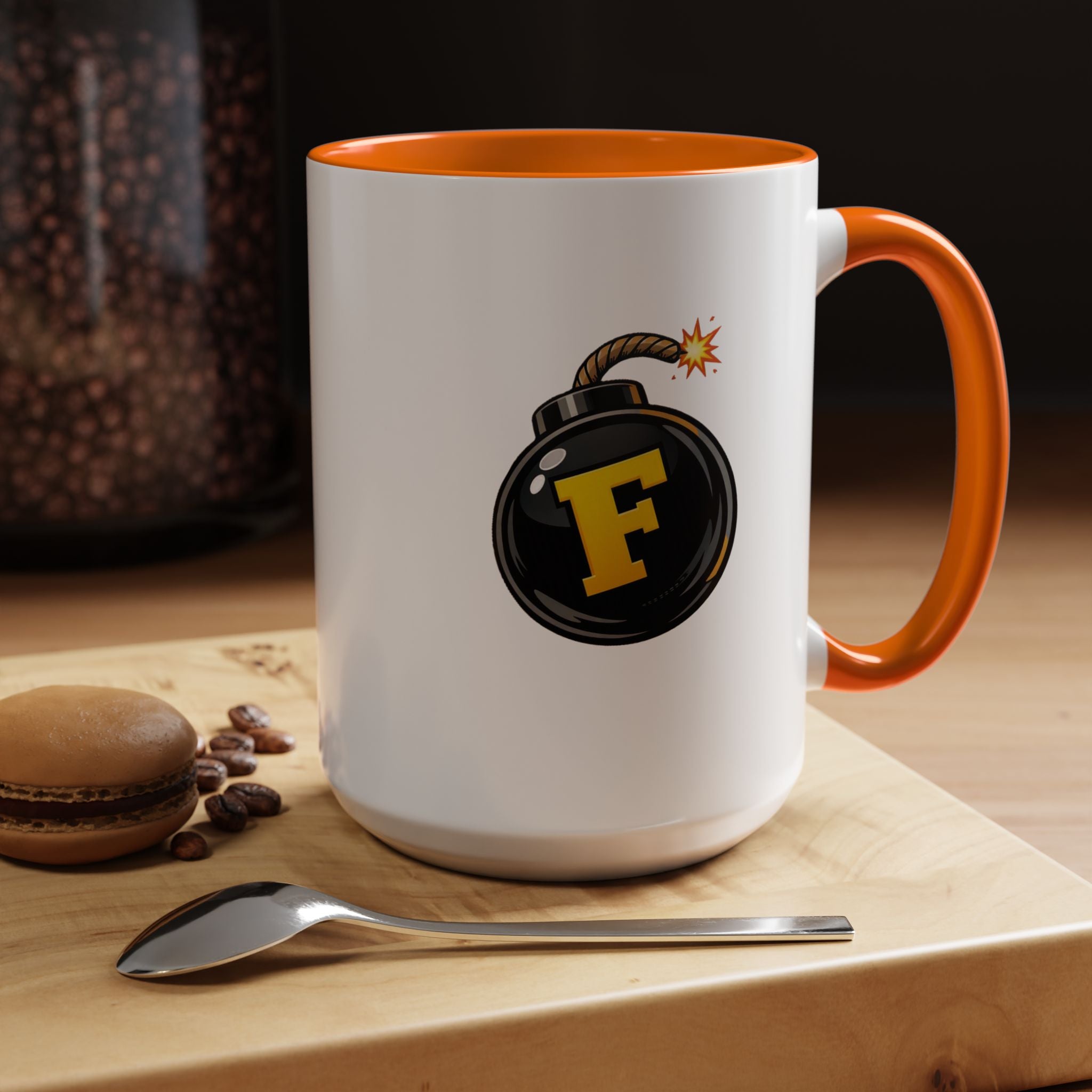 Funny "F" Bomb Accent Coffee Mug – 11oz/15oz Ceramic