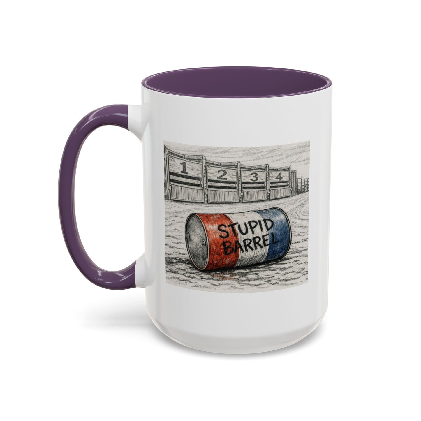 Out of the Money Barrel Racing Coffee Mug — Rodeo Cowgirl Accent Mug (11/15 oz)